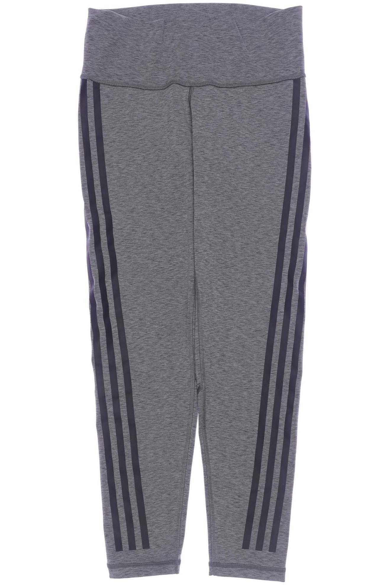 

adidas Damen Stoffhose, grau, Gr. 0