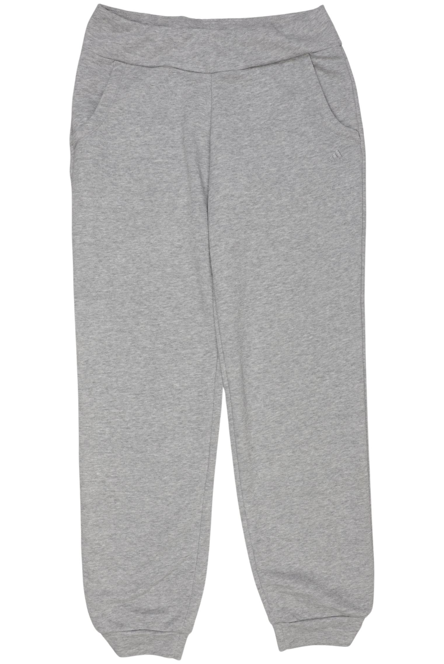 

adidas Damen Stoffhose, grau, Gr. 0