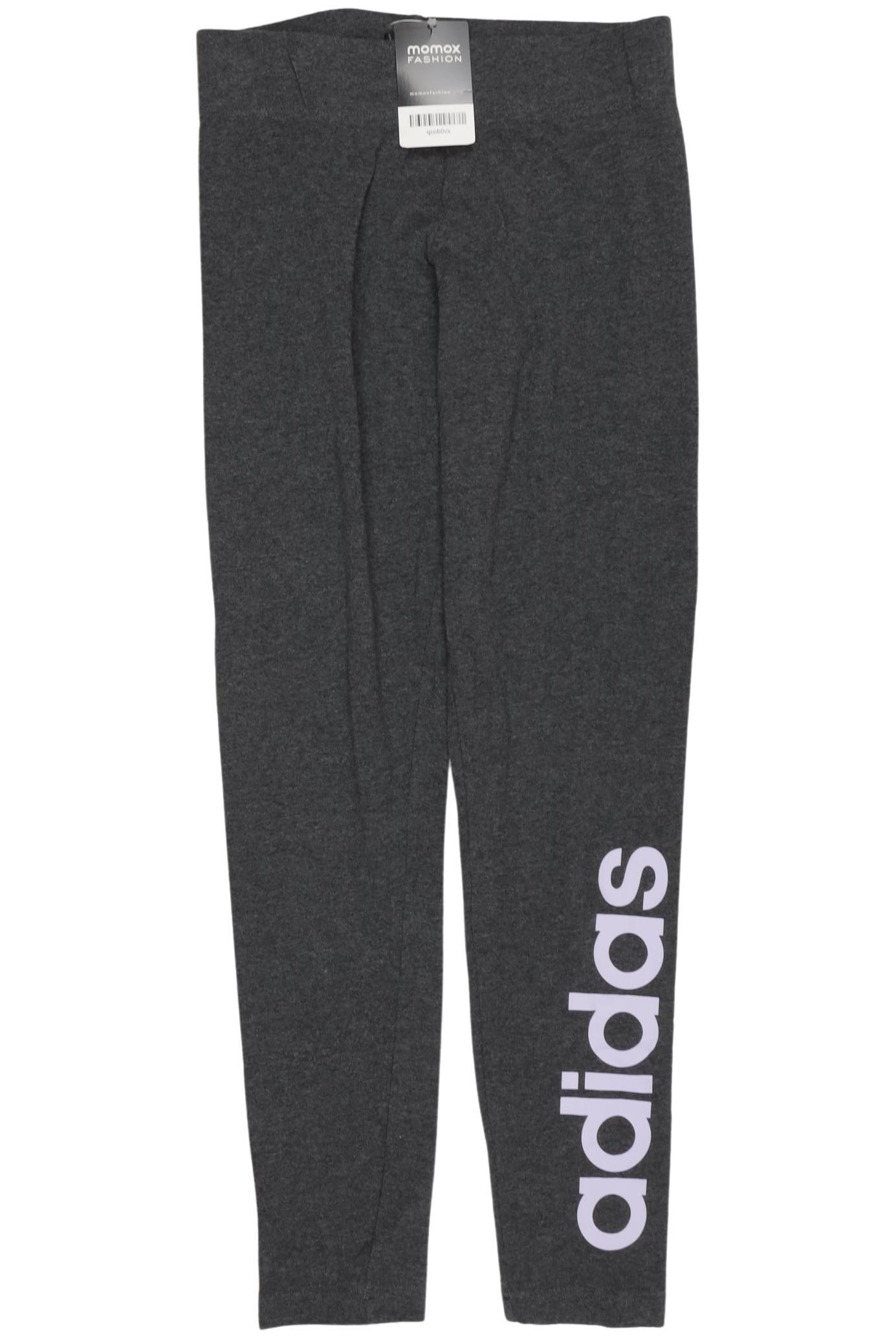 

adidas Damen Stoffhose, grau, Gr. 0