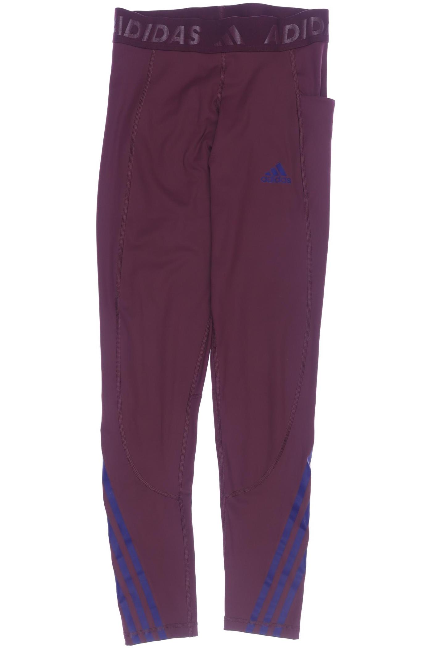 

adidas Damen Stoffhose, bordeaux, Gr. 0