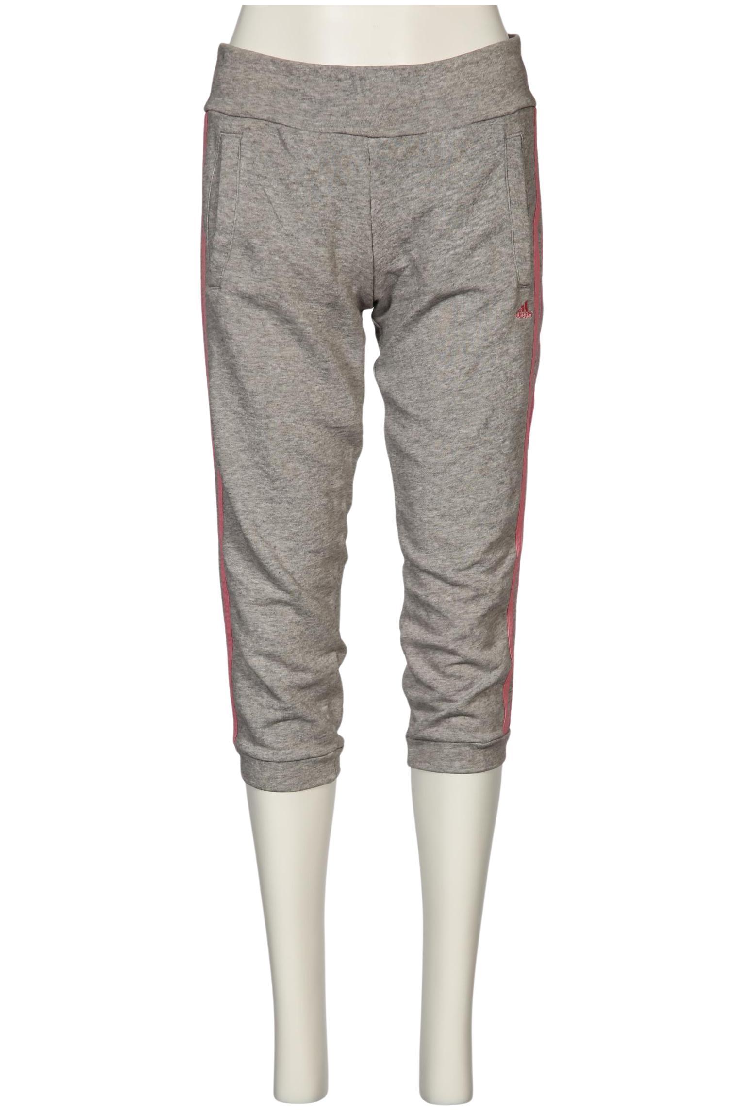 

adidas Damen Stoffhose, grau, Gr. 0