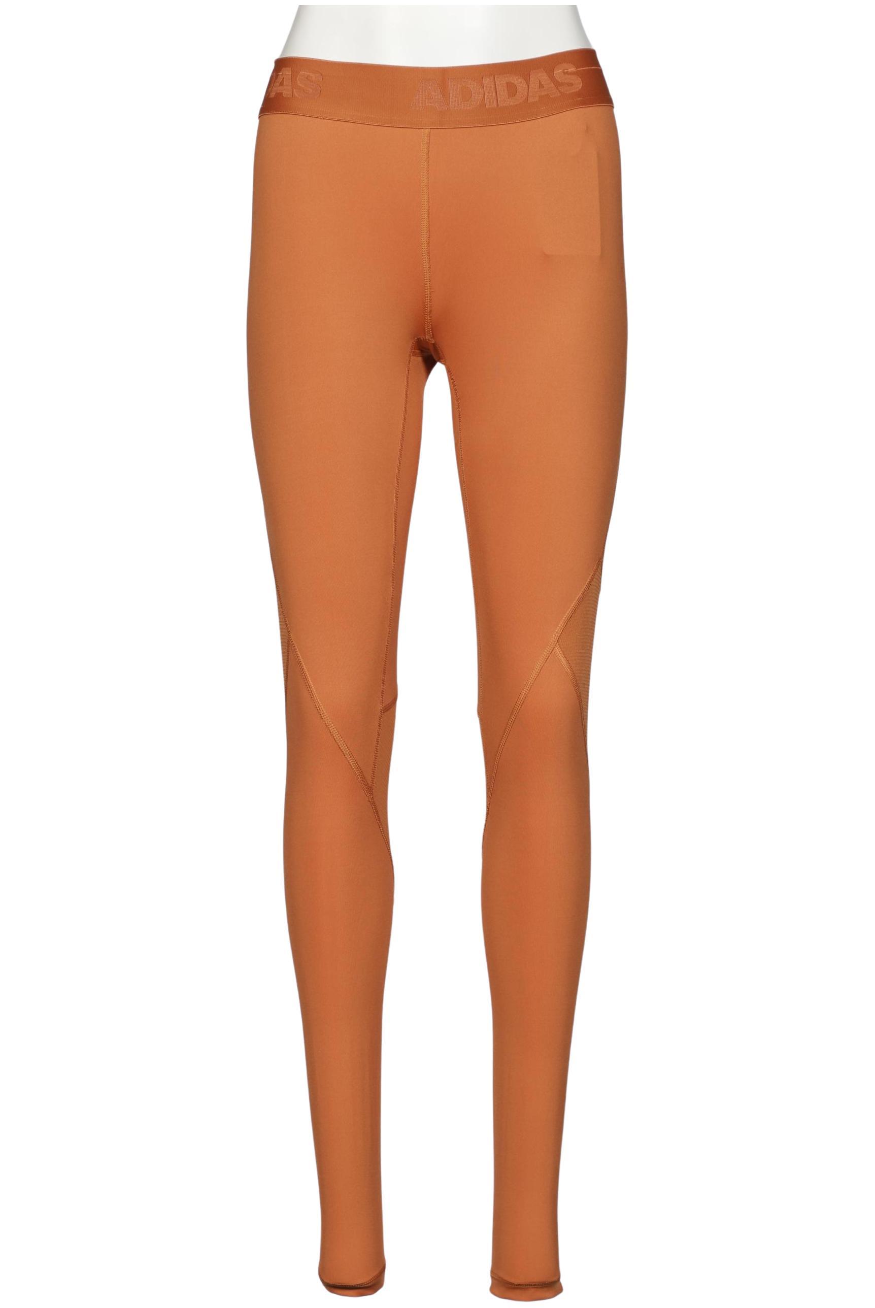 

adidas Damen Stoffhose, orange, Gr. 0