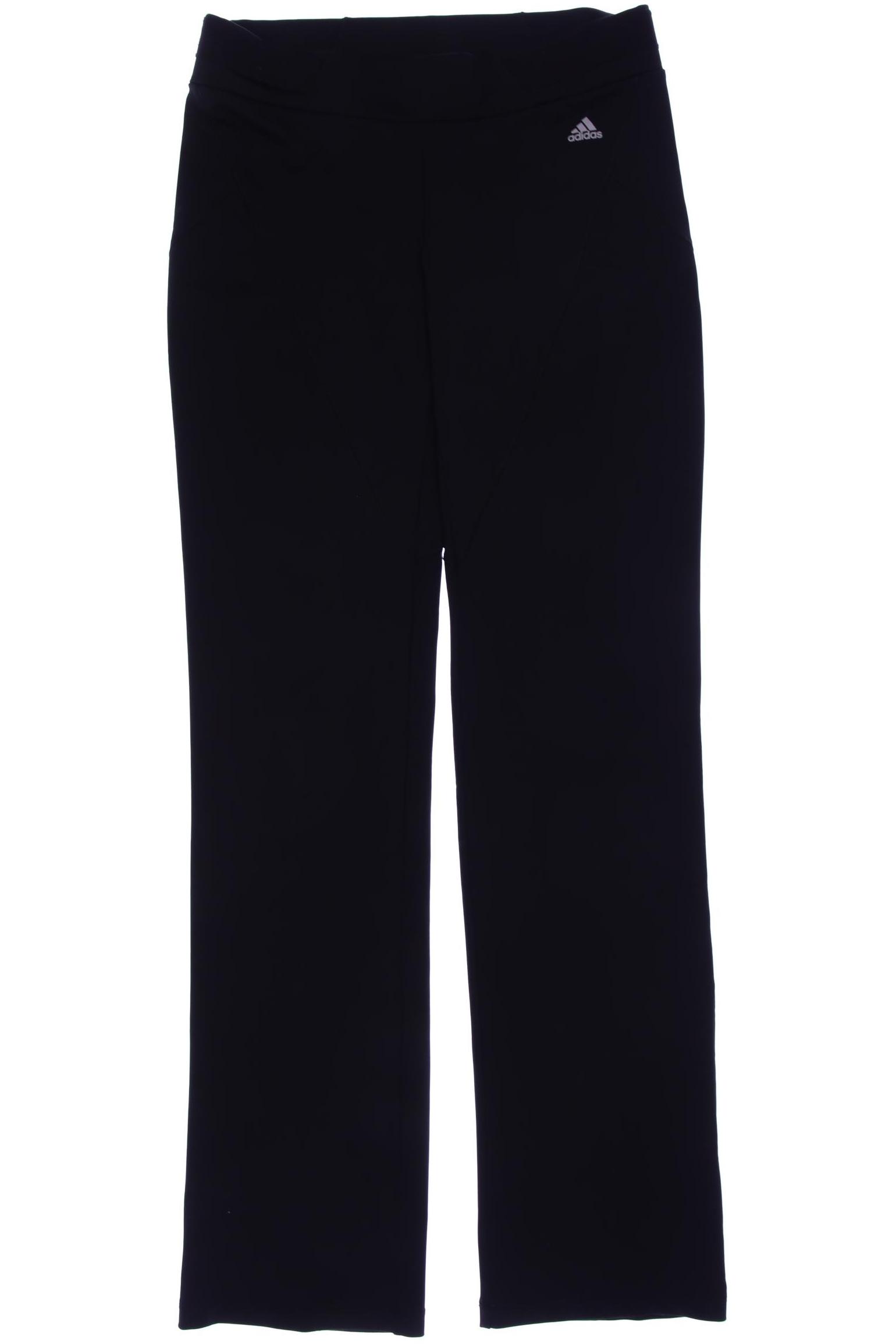 

adidas Damen Stoffhose, schwarz, Gr. 38