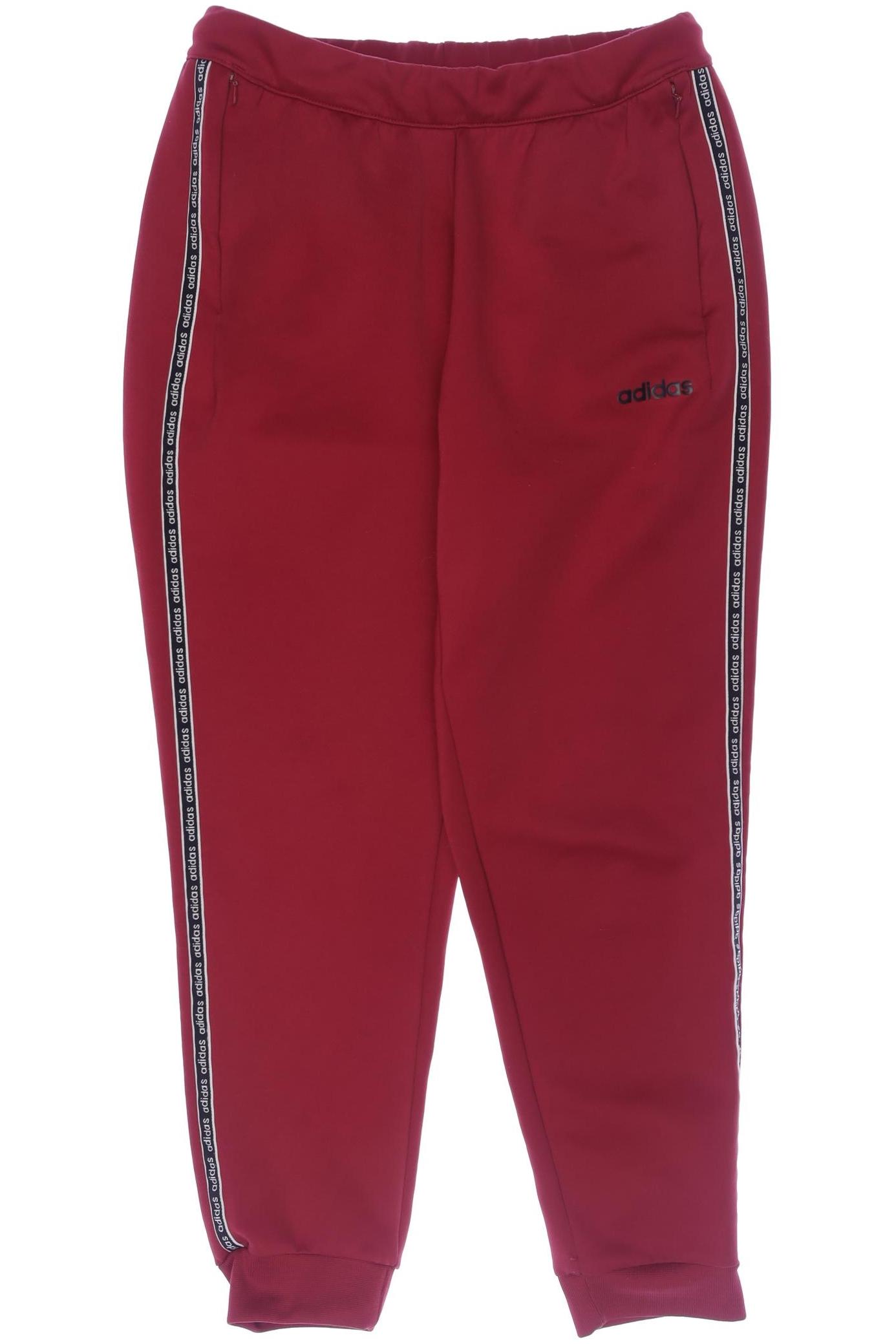 

adidas Damen Stoffhose, rot, Gr. 34
