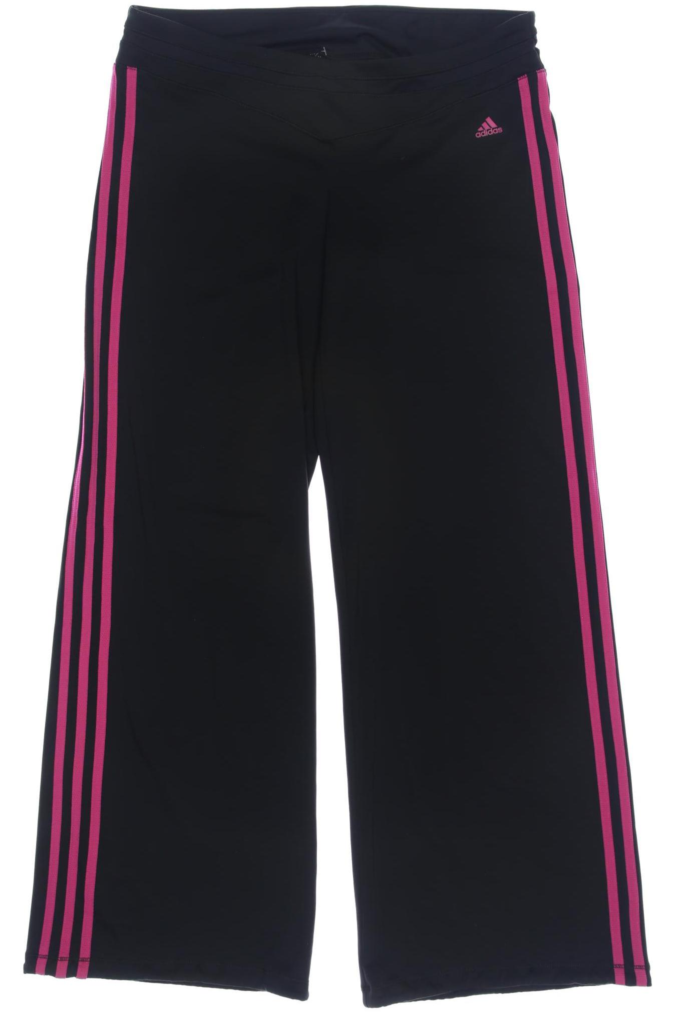 

adidas Damen Stoffhose, schwarz, Gr. 42