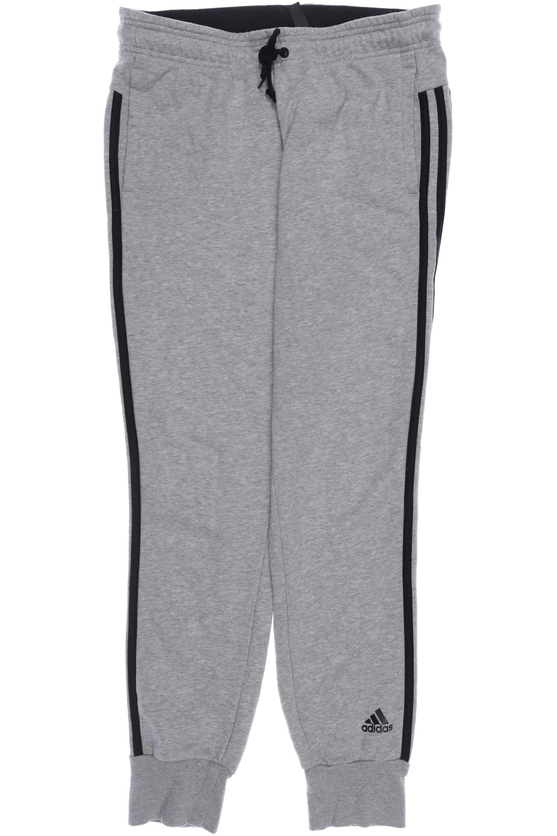 

adidas Damen Stoffhose, grau, Gr. 38