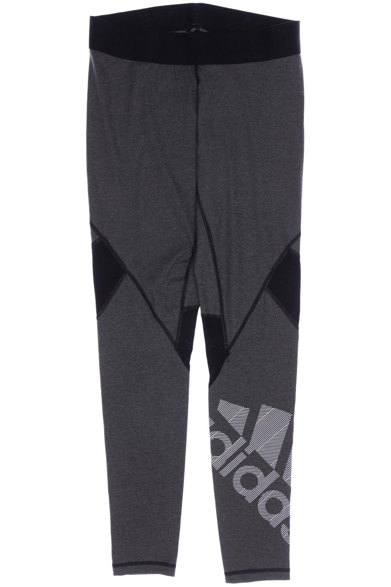 

adidas Damen Stoffhose, grau, Gr. 0