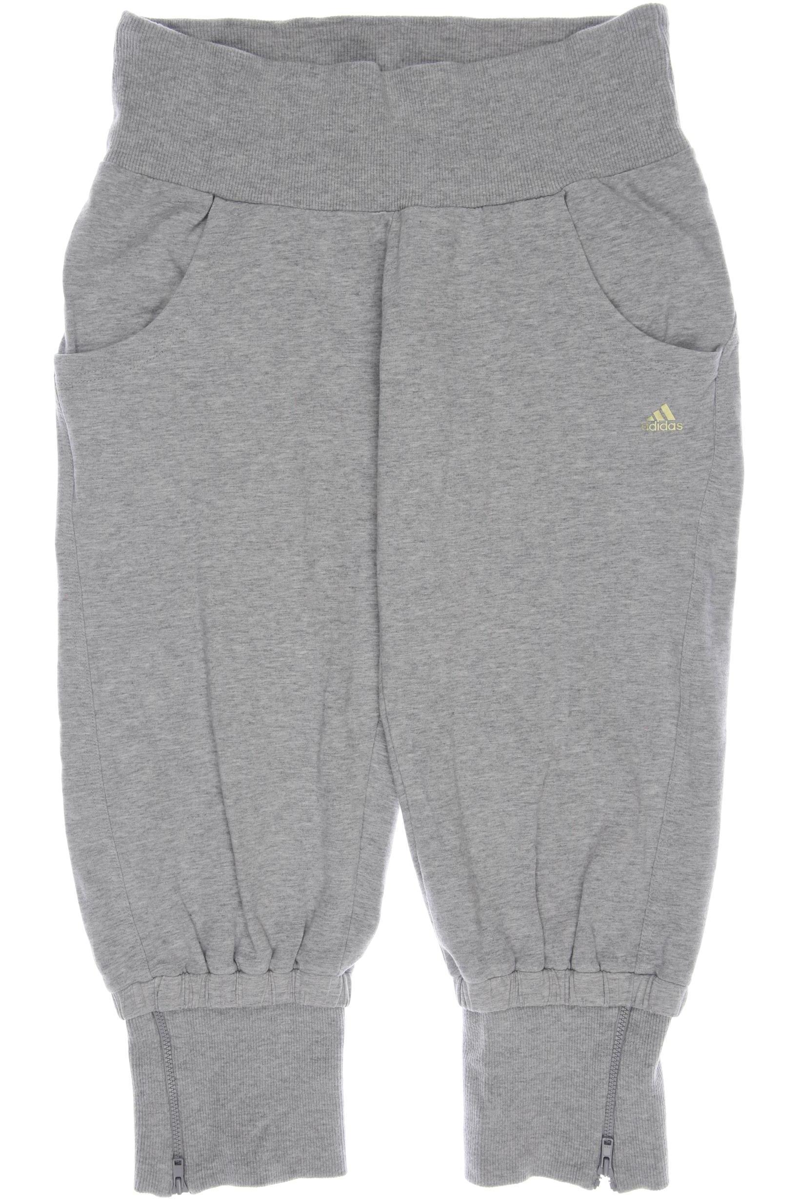 

adidas Damen Stoffhose, grau, Gr. 40