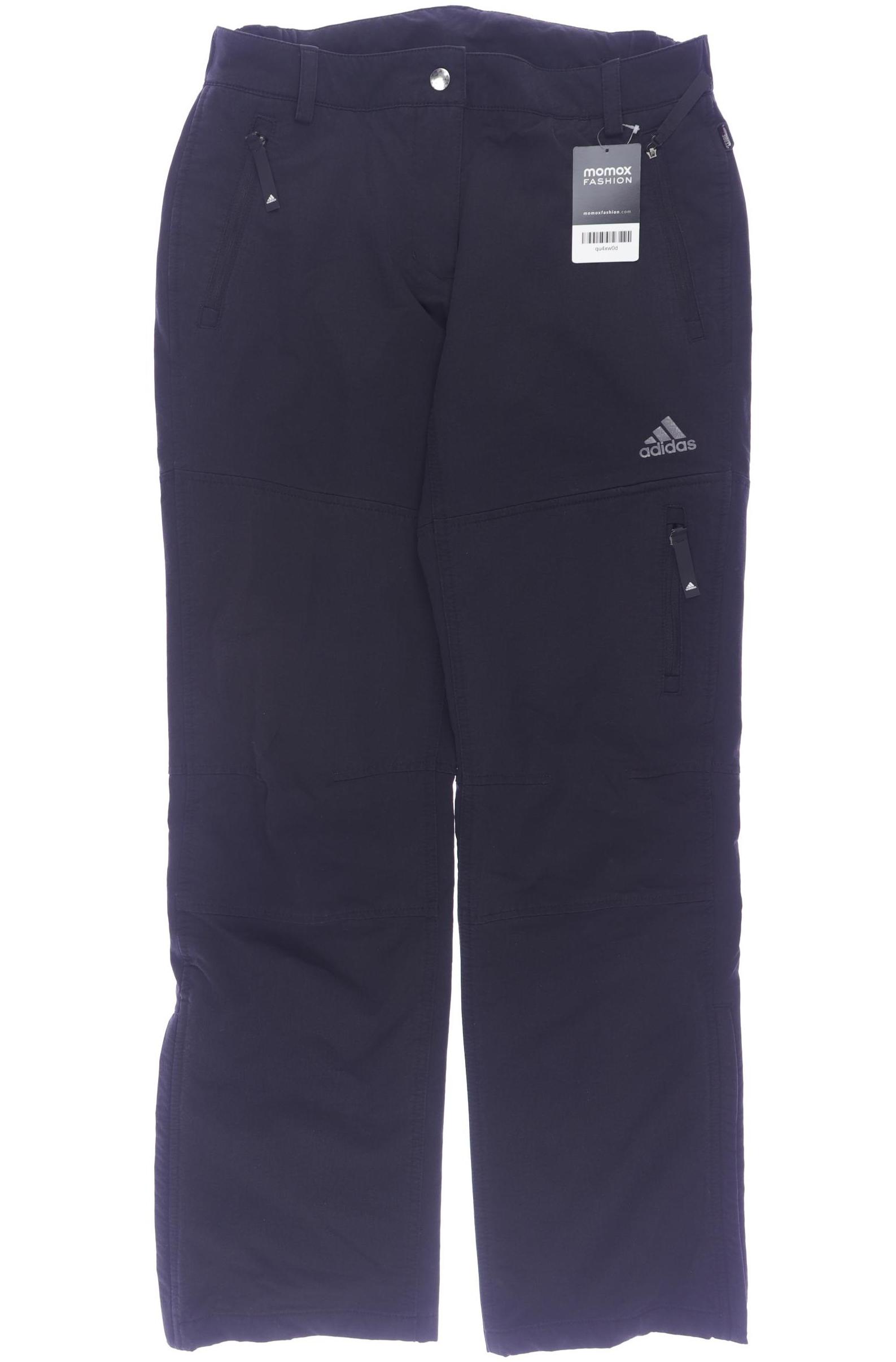 

adidas Damen Stoffhose, schwarz, Gr. 38