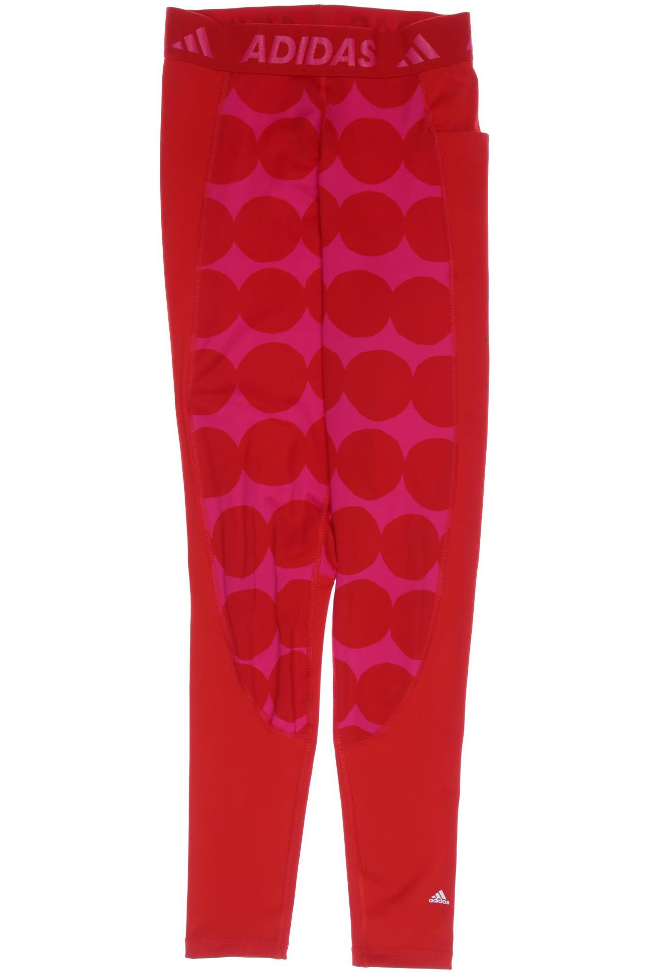 

adidas Damen Stoffhose, rot, Gr. 0