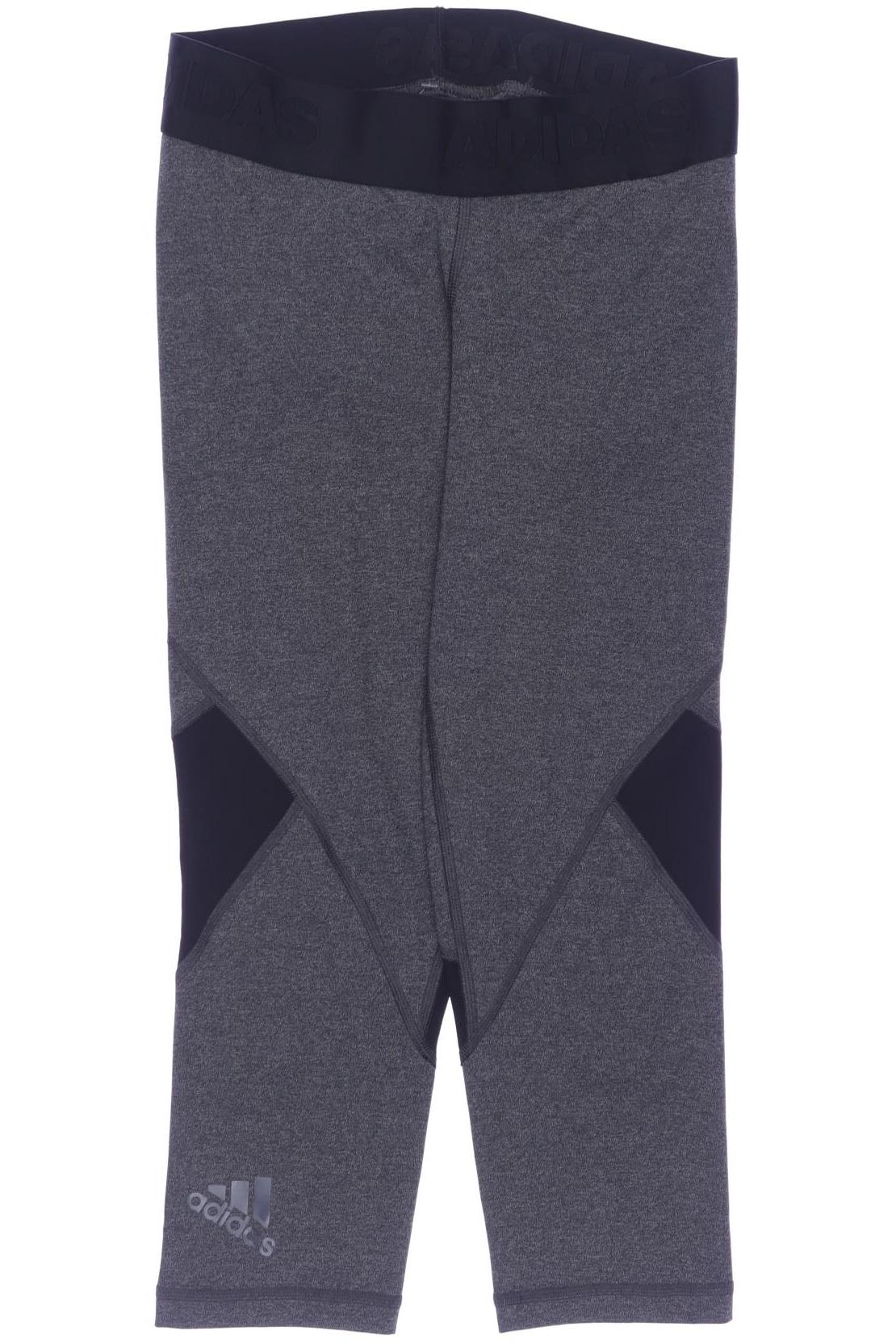 

adidas Damen Stoffhose, grau, Gr. 0