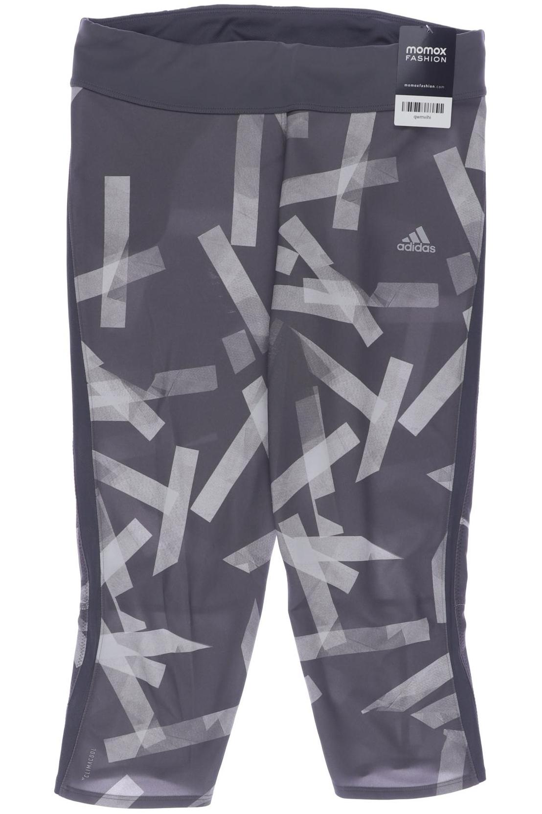 

adidas Damen Stoffhose, grau, Gr. 0