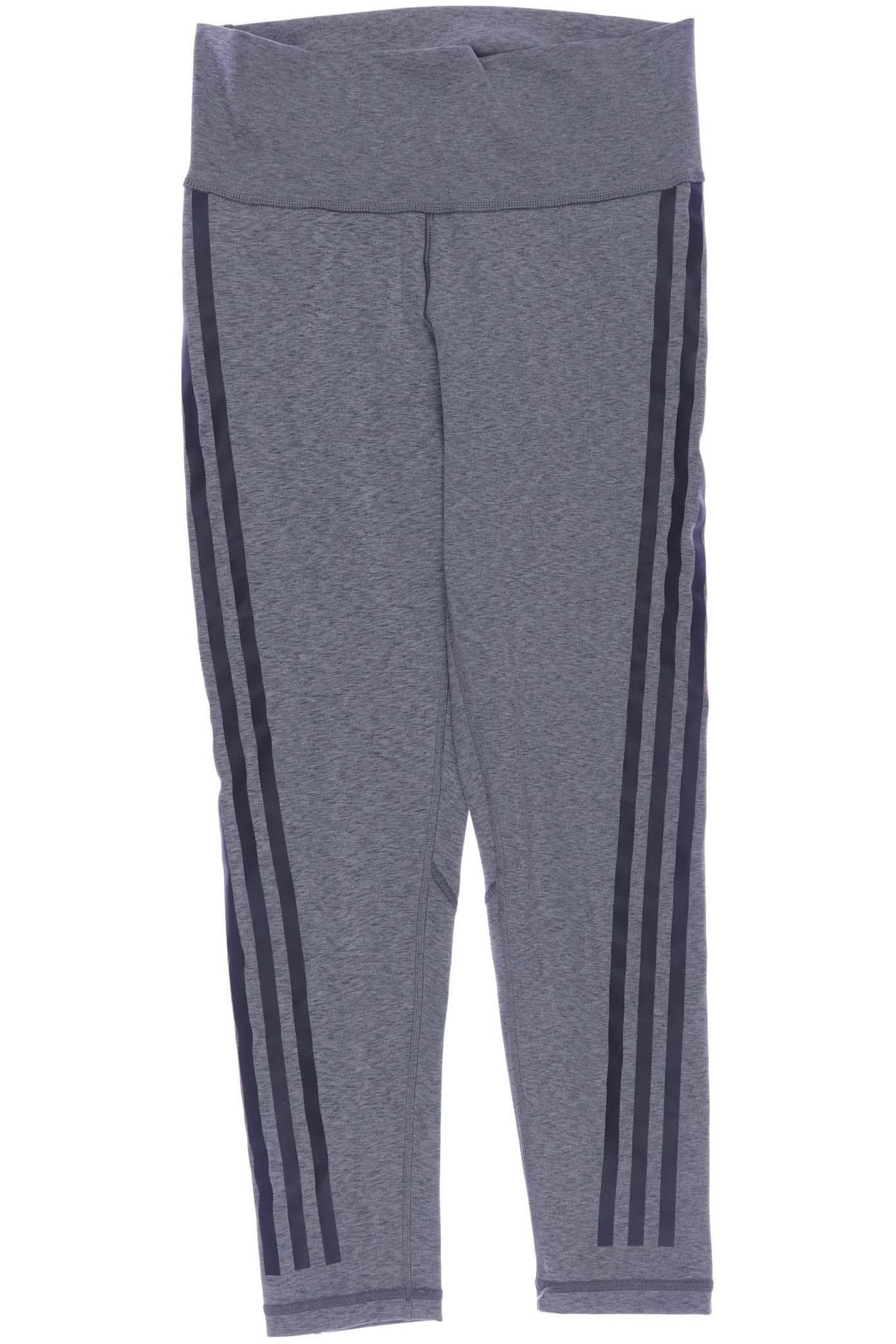 

adidas Damen Stoffhose, grau, Gr. 0