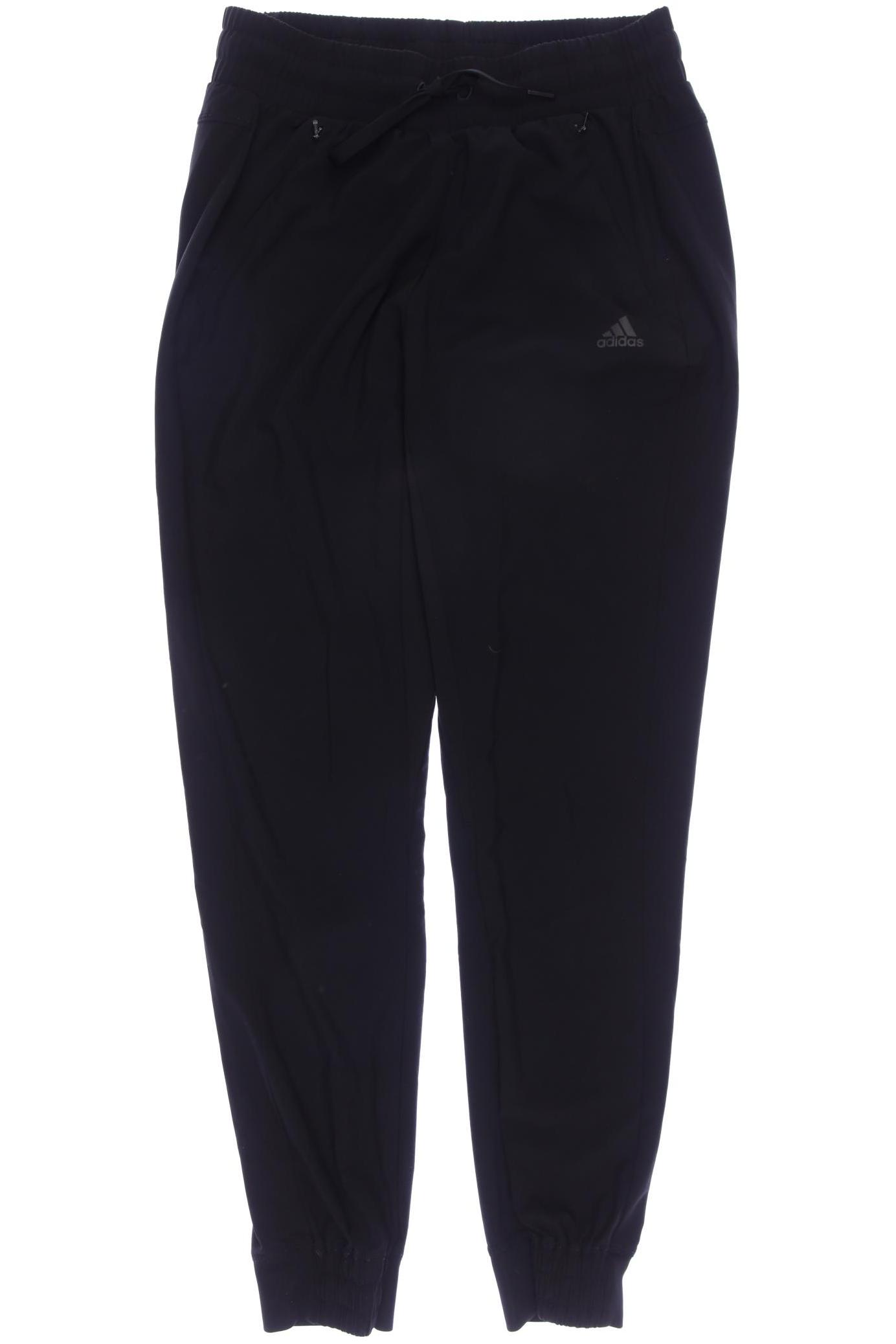 

adidas Damen Stoffhose, schwarz, Gr. 0