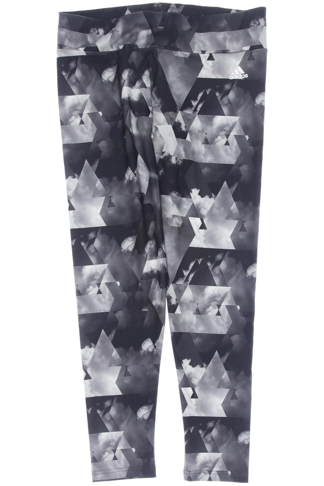 

adidas Damen Stoffhose, grau, Gr. 42