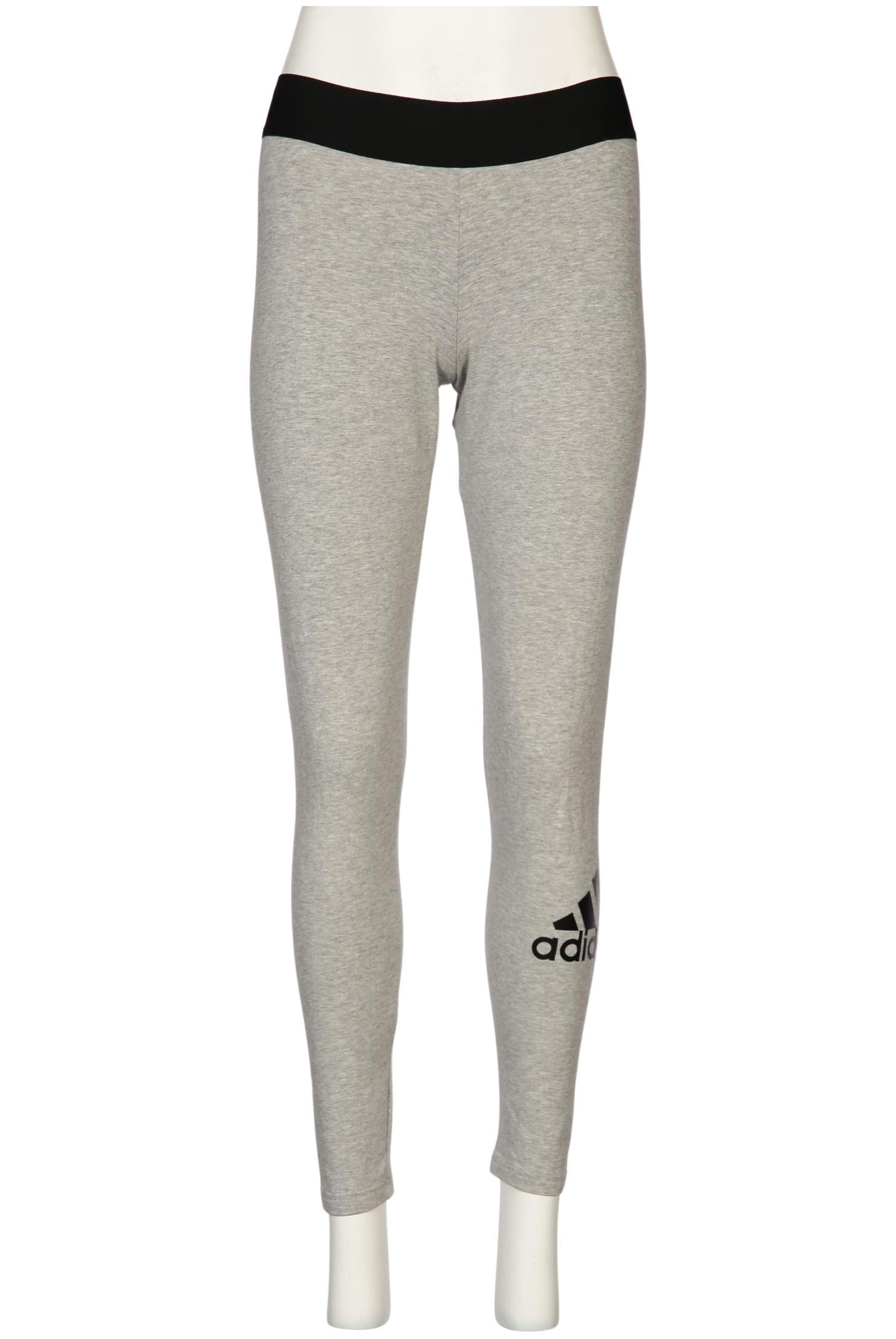 

adidas Damen Stoffhose, grau, Gr. 0
