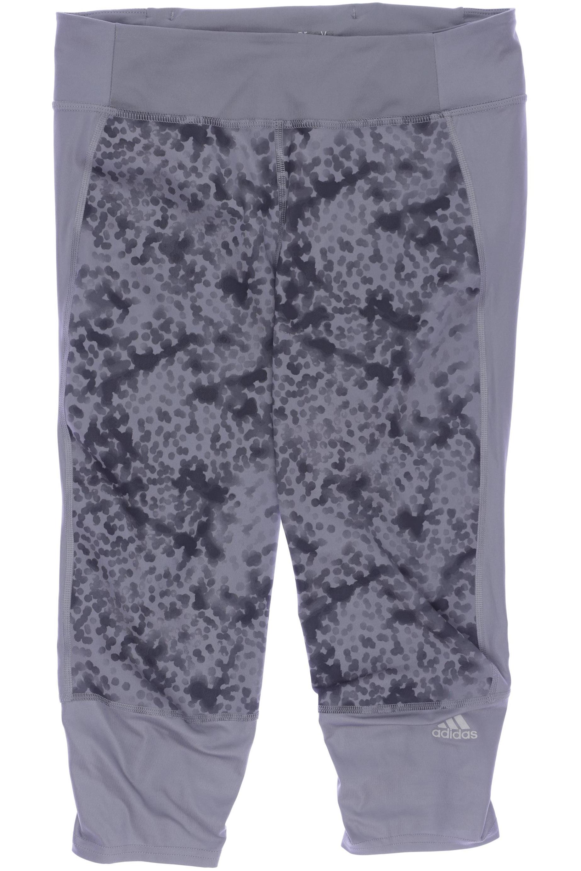 

adidas Damen Stoffhose, grau, Gr. 0