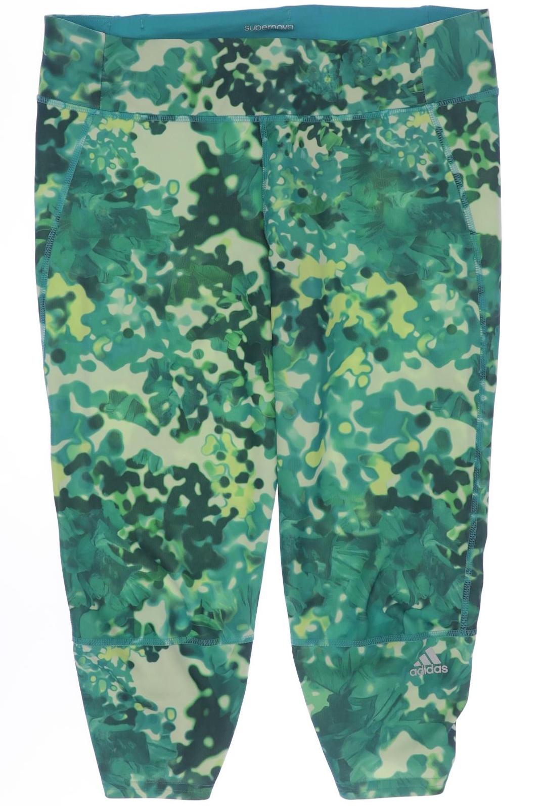 

adidas Damen Stoffhose, grün, Gr. 0