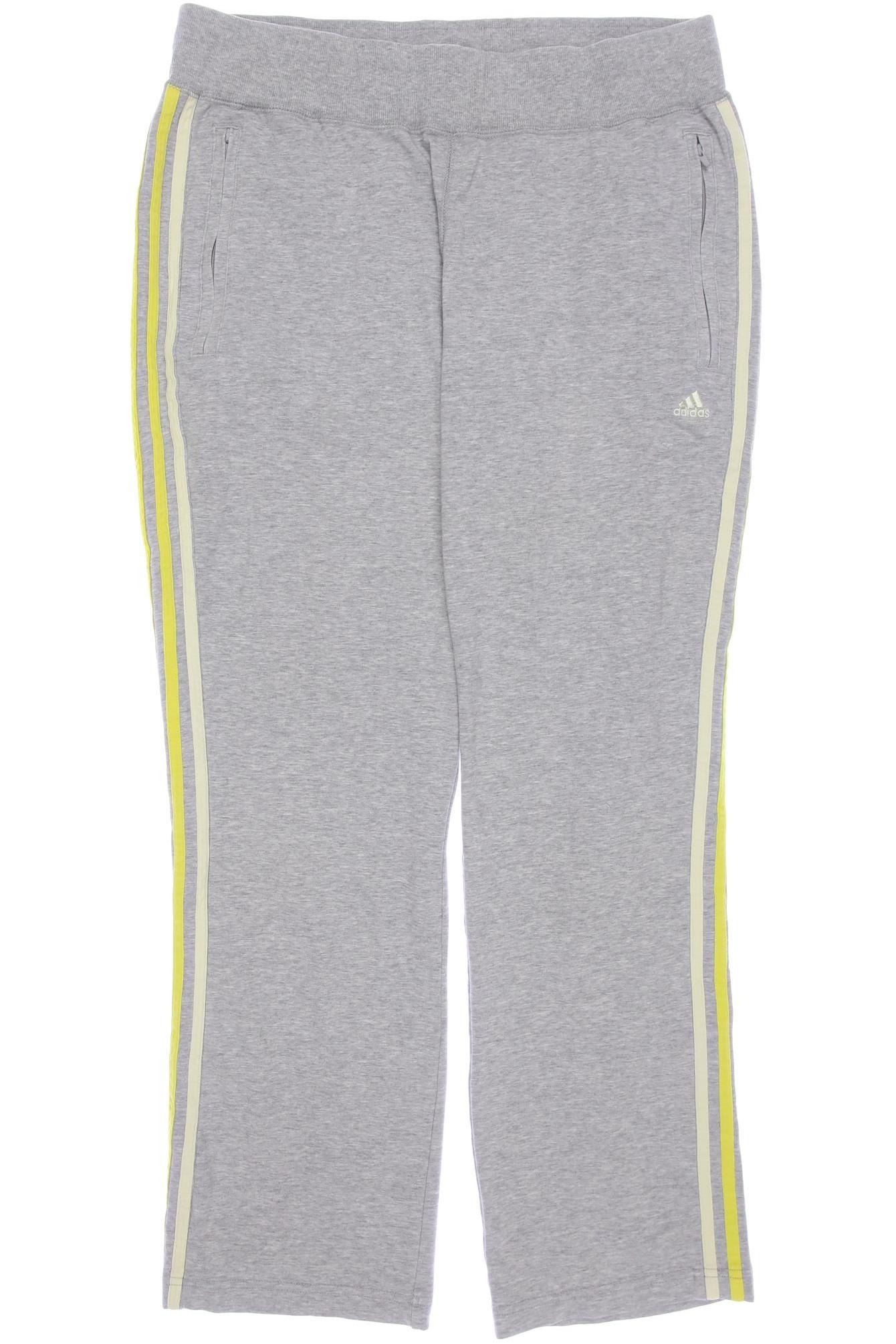 

adidas Damen Stoffhose, grau, Gr. 0