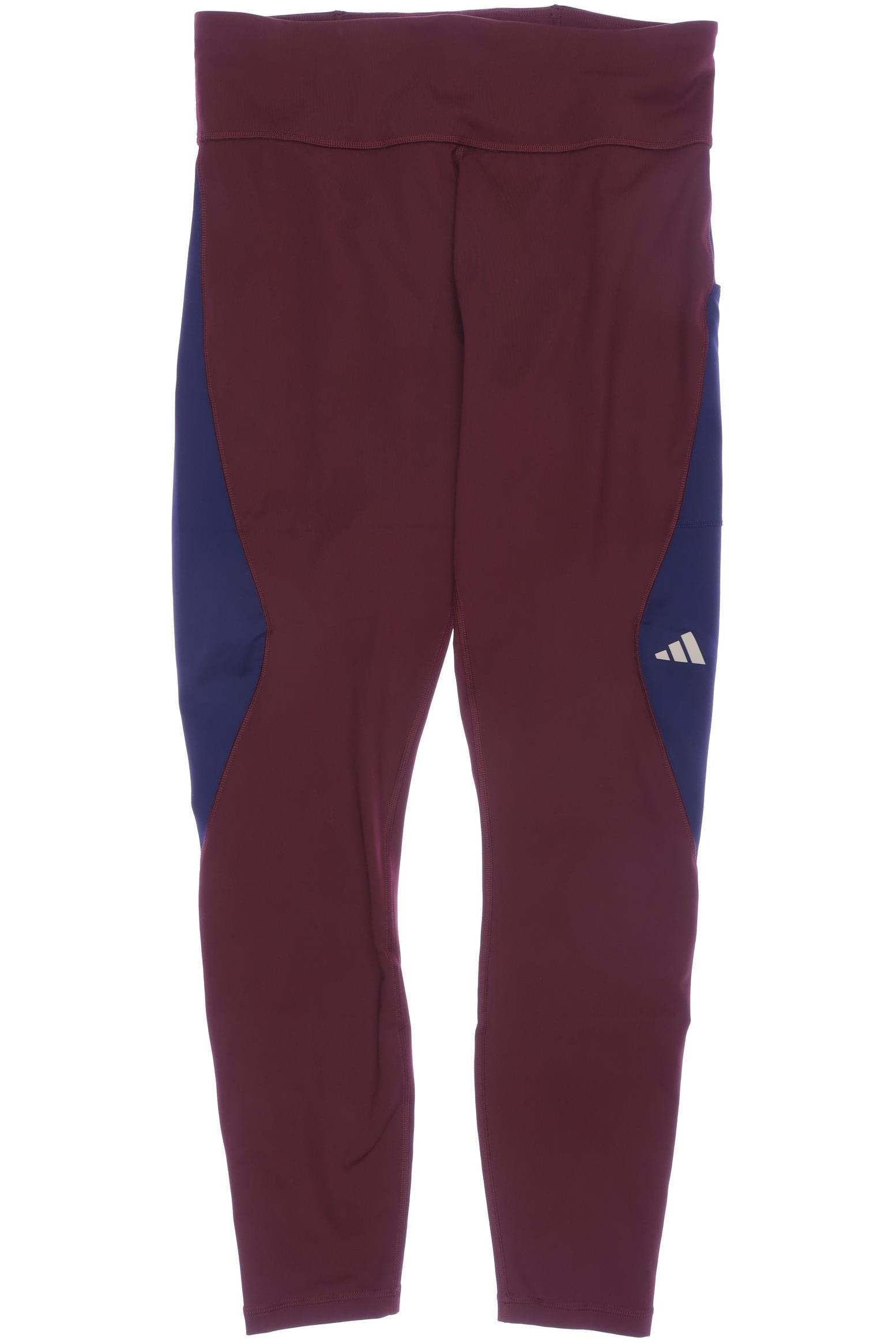 

adidas Damen Stoffhose, bordeaux, Gr. 0