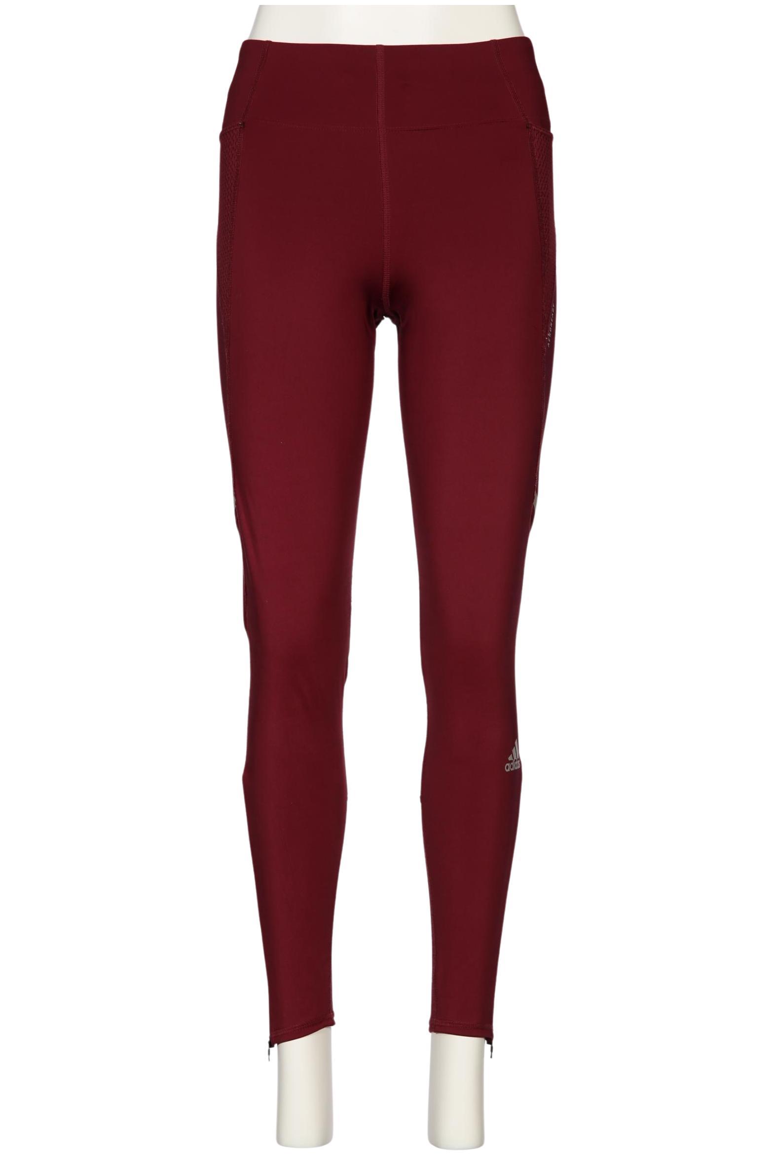 

adidas Damen Stoffhose, bordeaux, Gr. 0