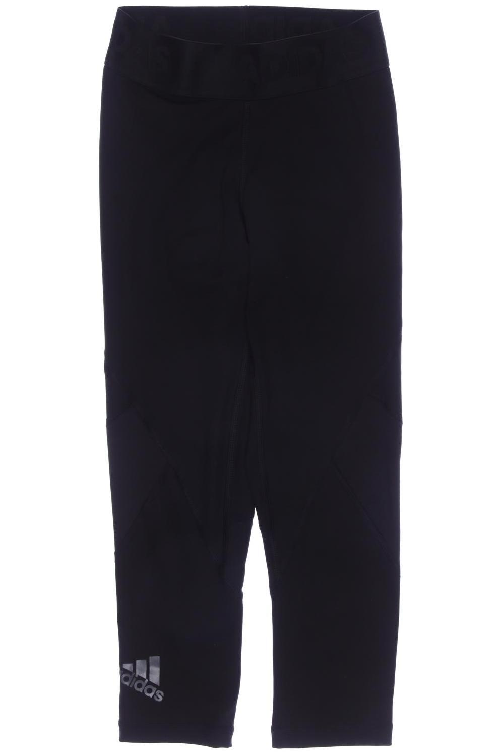 

adidas Damen Stoffhose, schwarz, Gr. 0