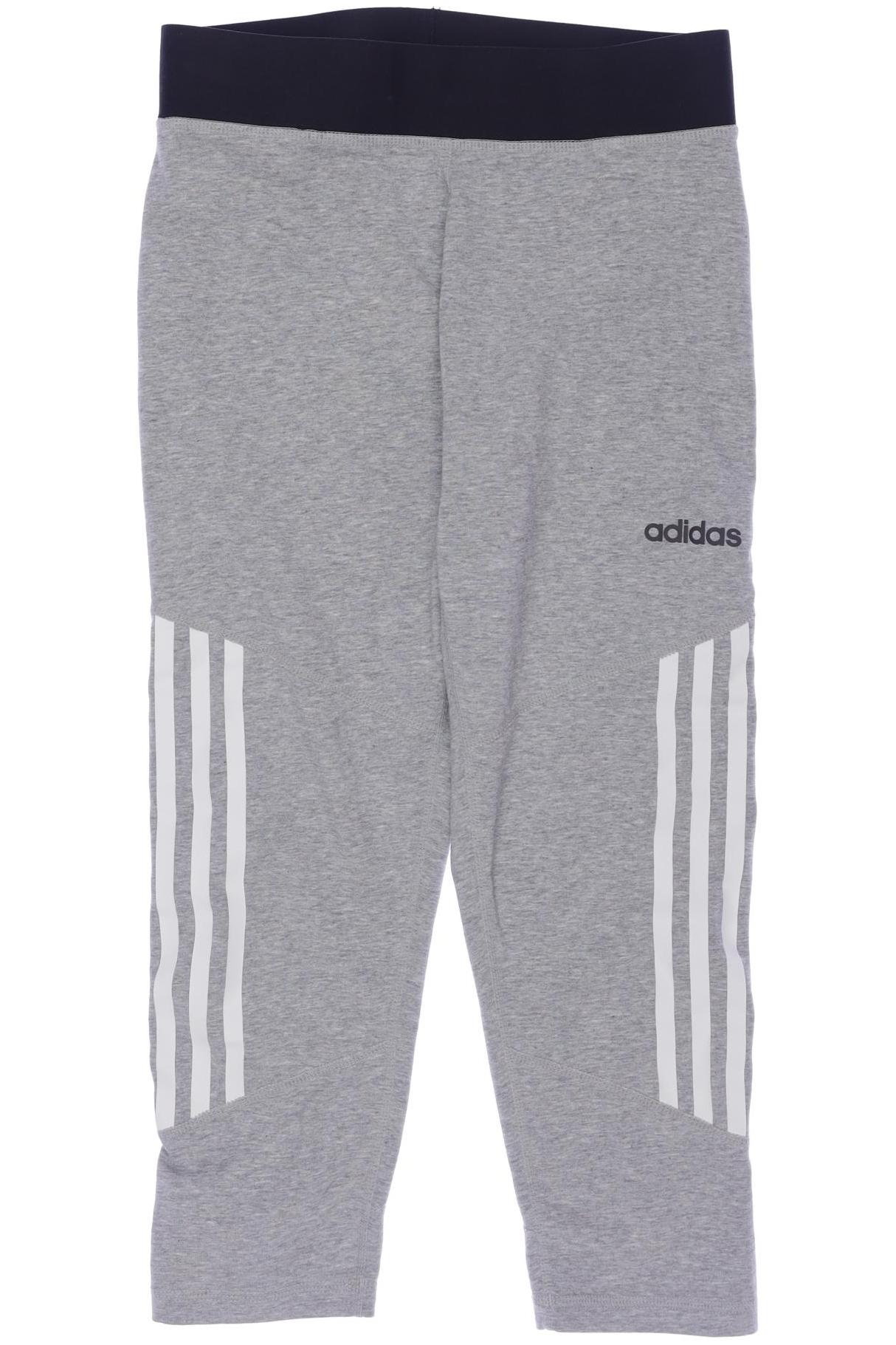 

adidas Damen Stoffhose, grau, Gr. 0