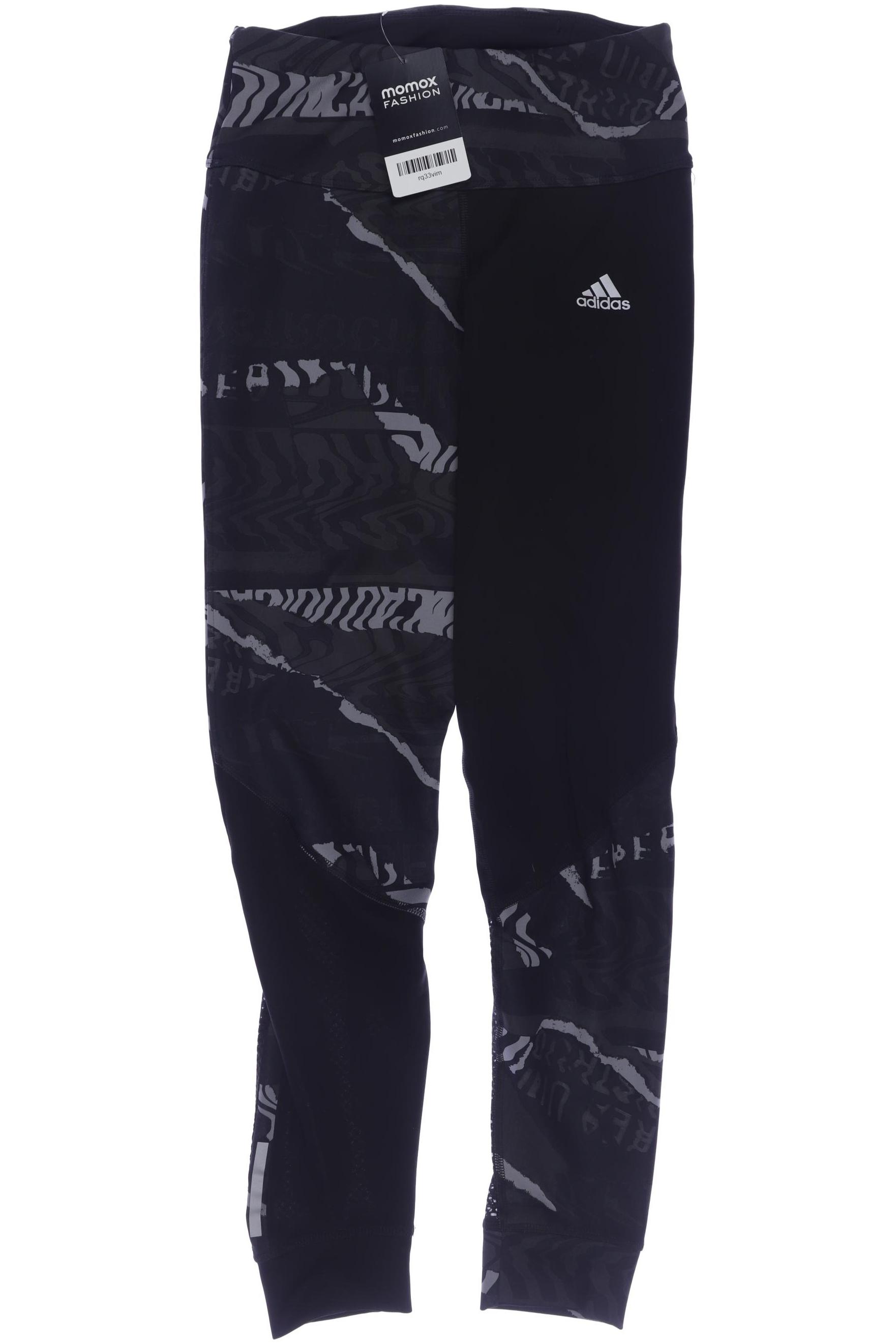 

adidas Damen Stoffhose, schwarz, Gr. 0