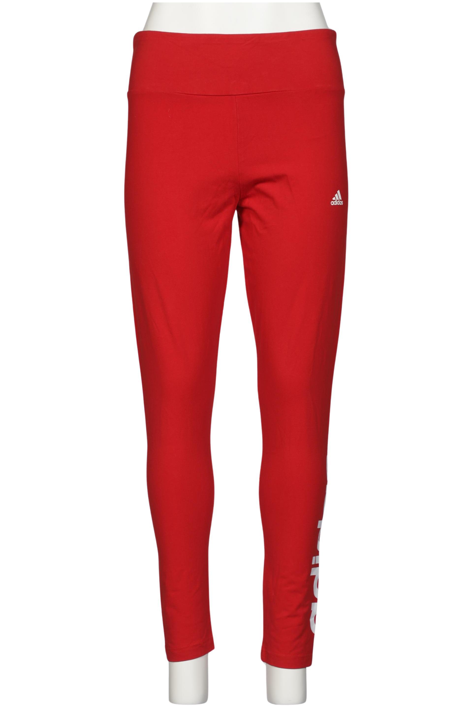 

adidas Damen Stoffhose, rot, Gr. 0
