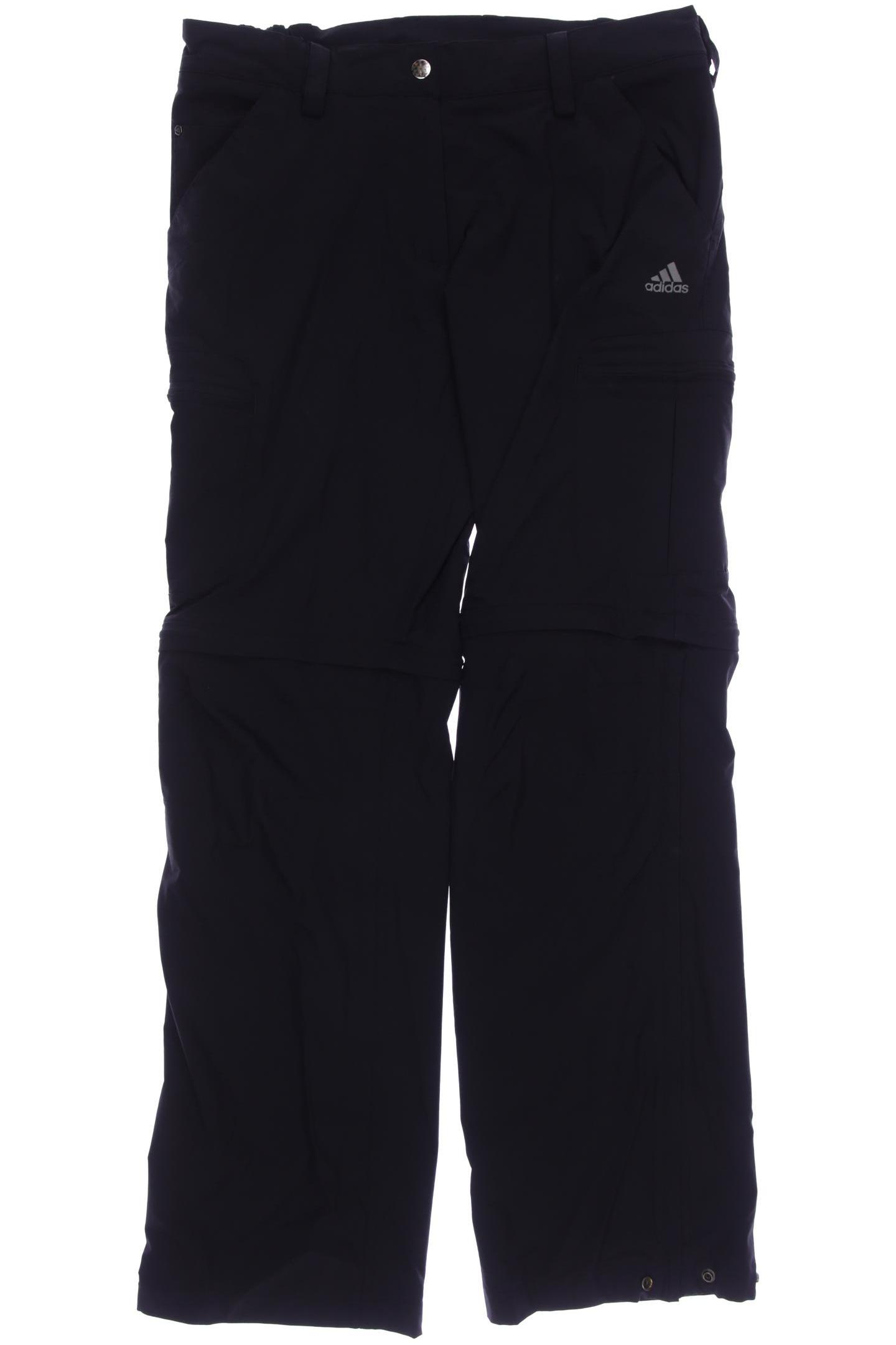 

adidas Damen Stoffhose, schwarz, Gr. 40