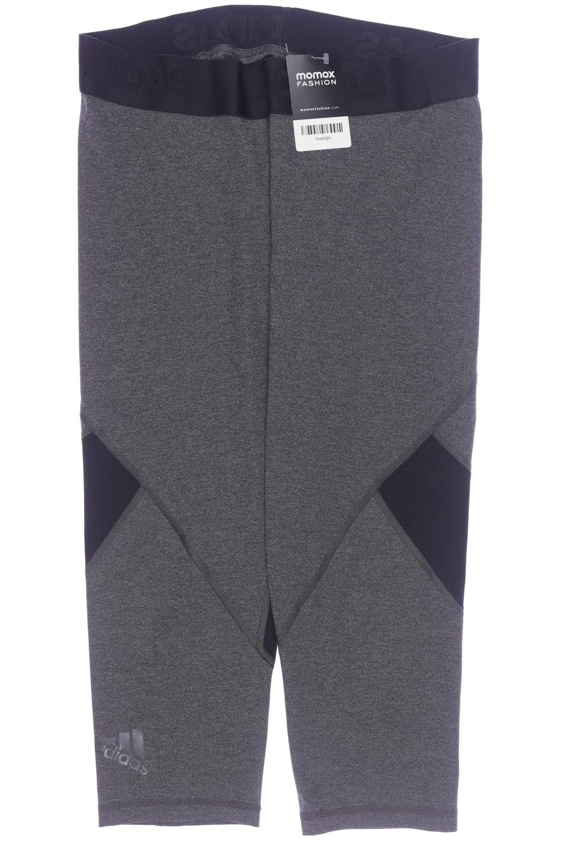 

adidas Damen Stoffhose, grau, Gr. 0