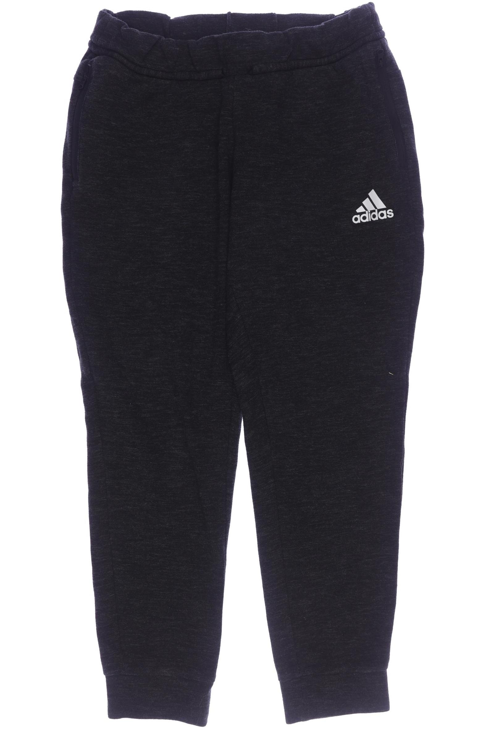 

adidas Damen Stoffhose, grau, Gr. 42
