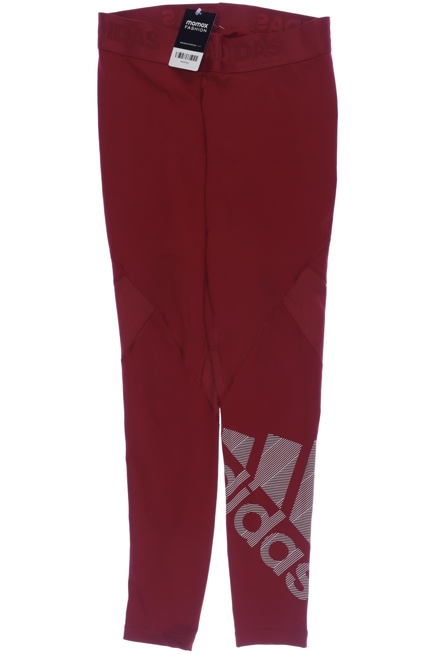 

adidas Damen Stoffhose, rot, Gr. 0