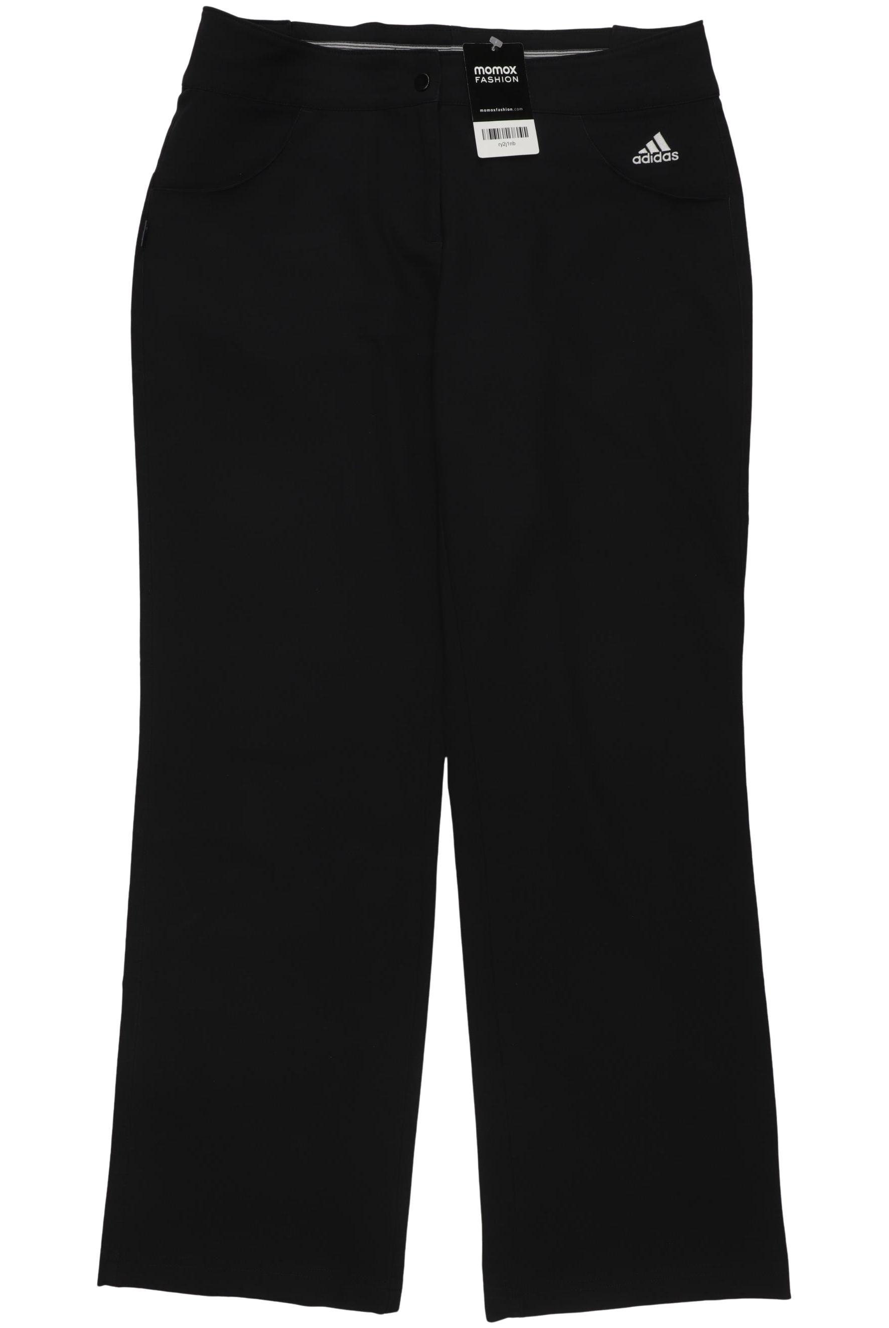 

adidas Damen Stoffhose, schwarz, Gr. 38
