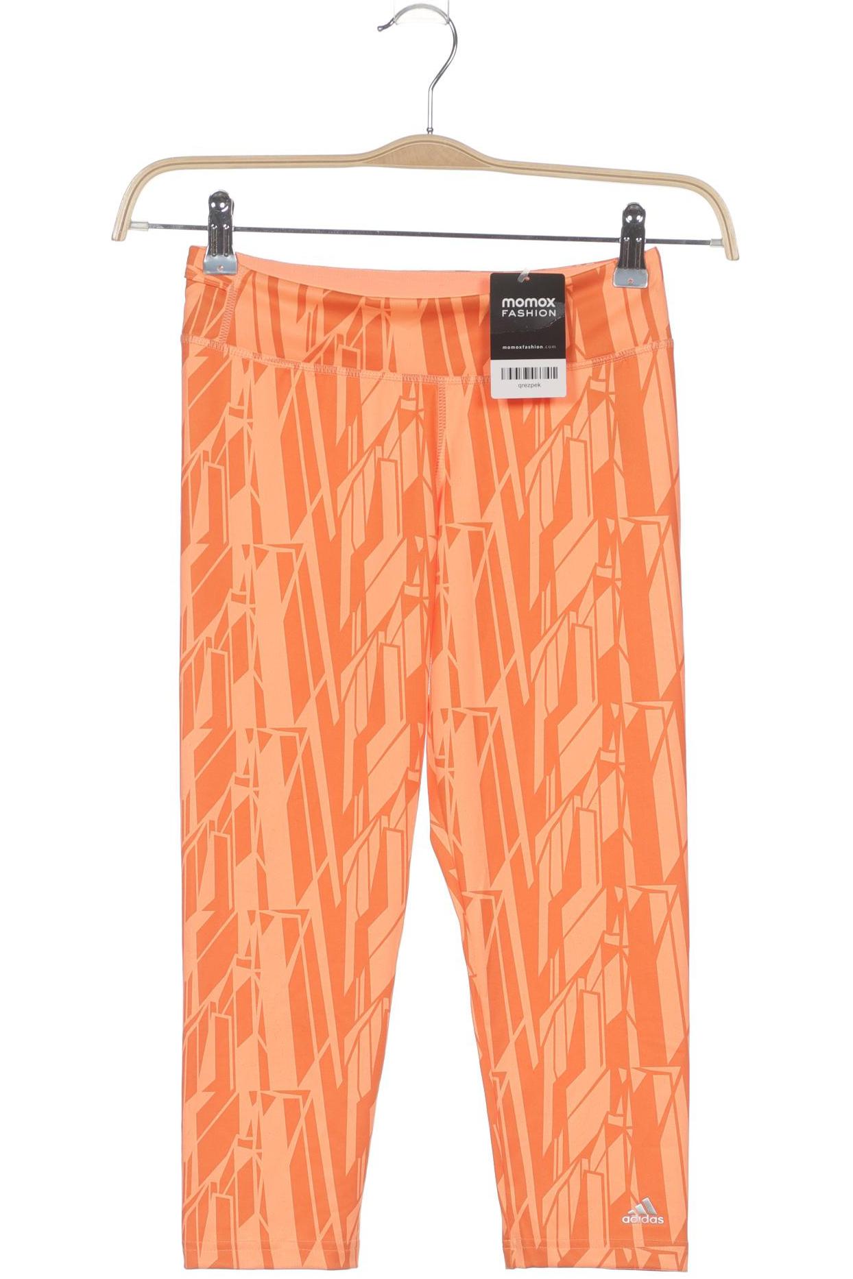 

adidas Damen Stoffhose, orange, Gr. 0