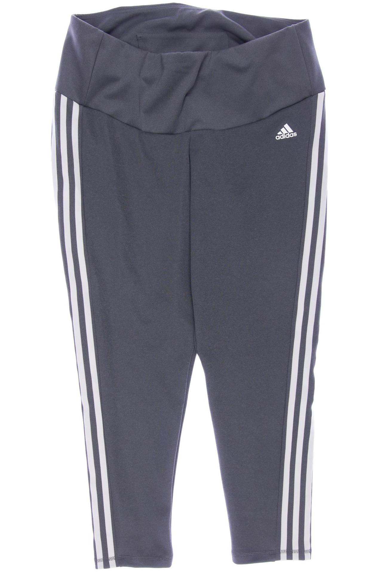 

adidas Damen Stoffhose, grau, Gr. 46