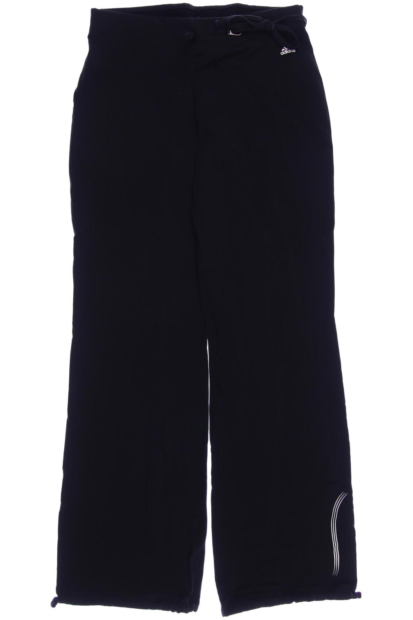 

adidas Damen Stoffhose, schwarz, Gr. 42
