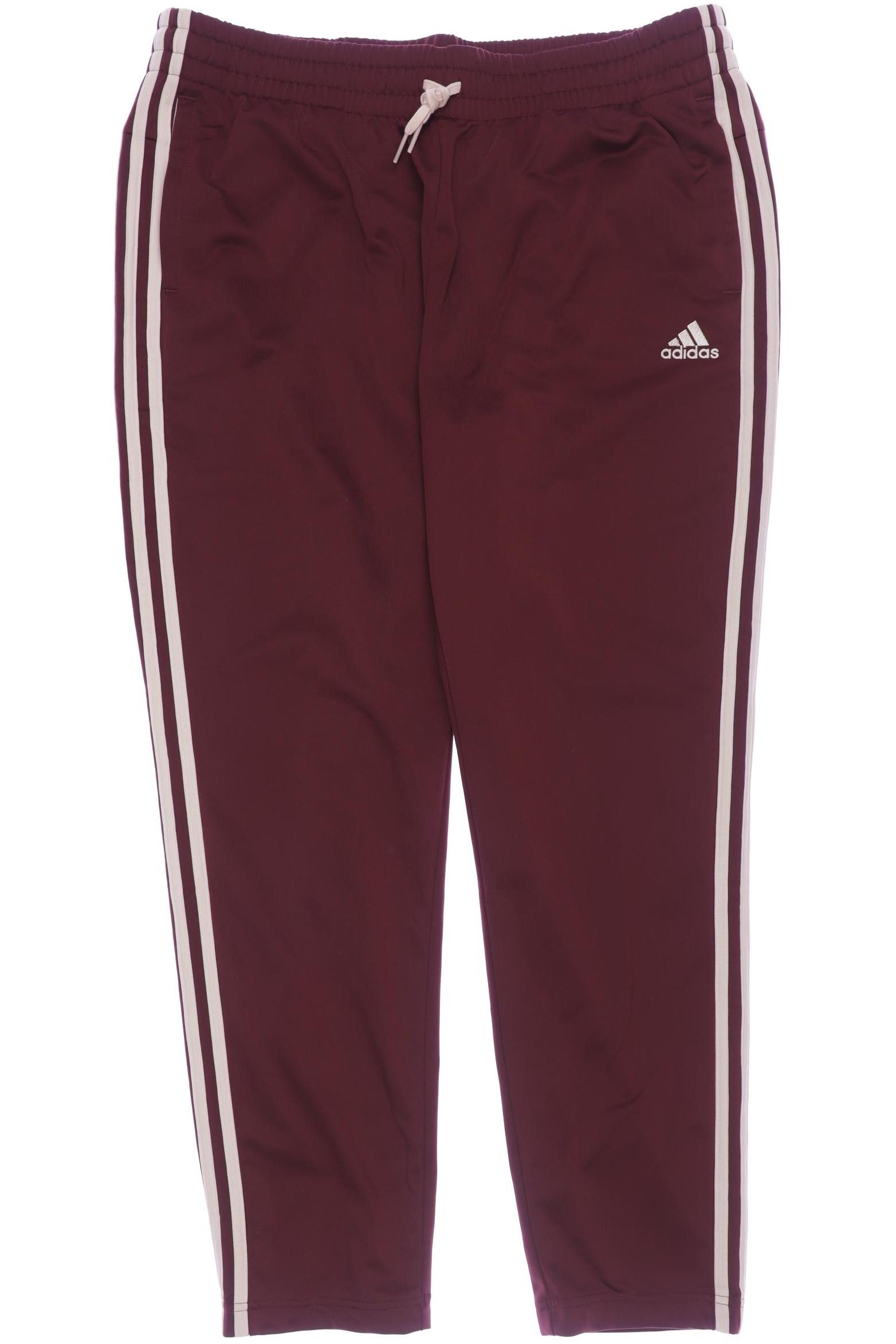 

adidas Damen Stoffhose, bordeaux, Gr. 0