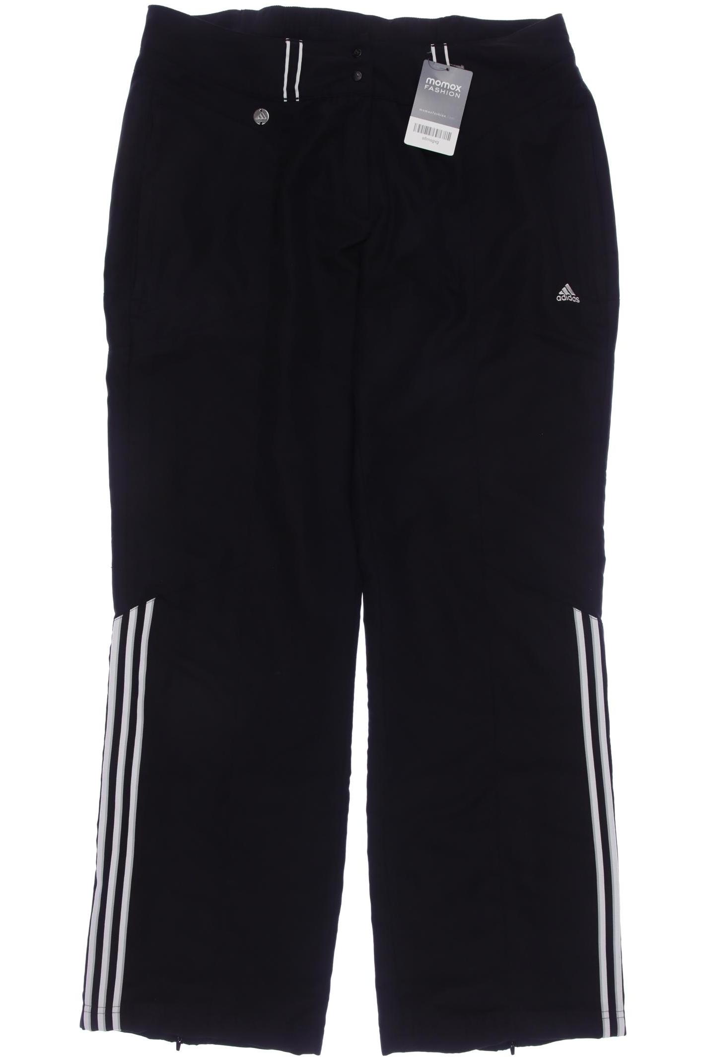 

adidas Damen Stoffhose, schwarz, Gr. 42