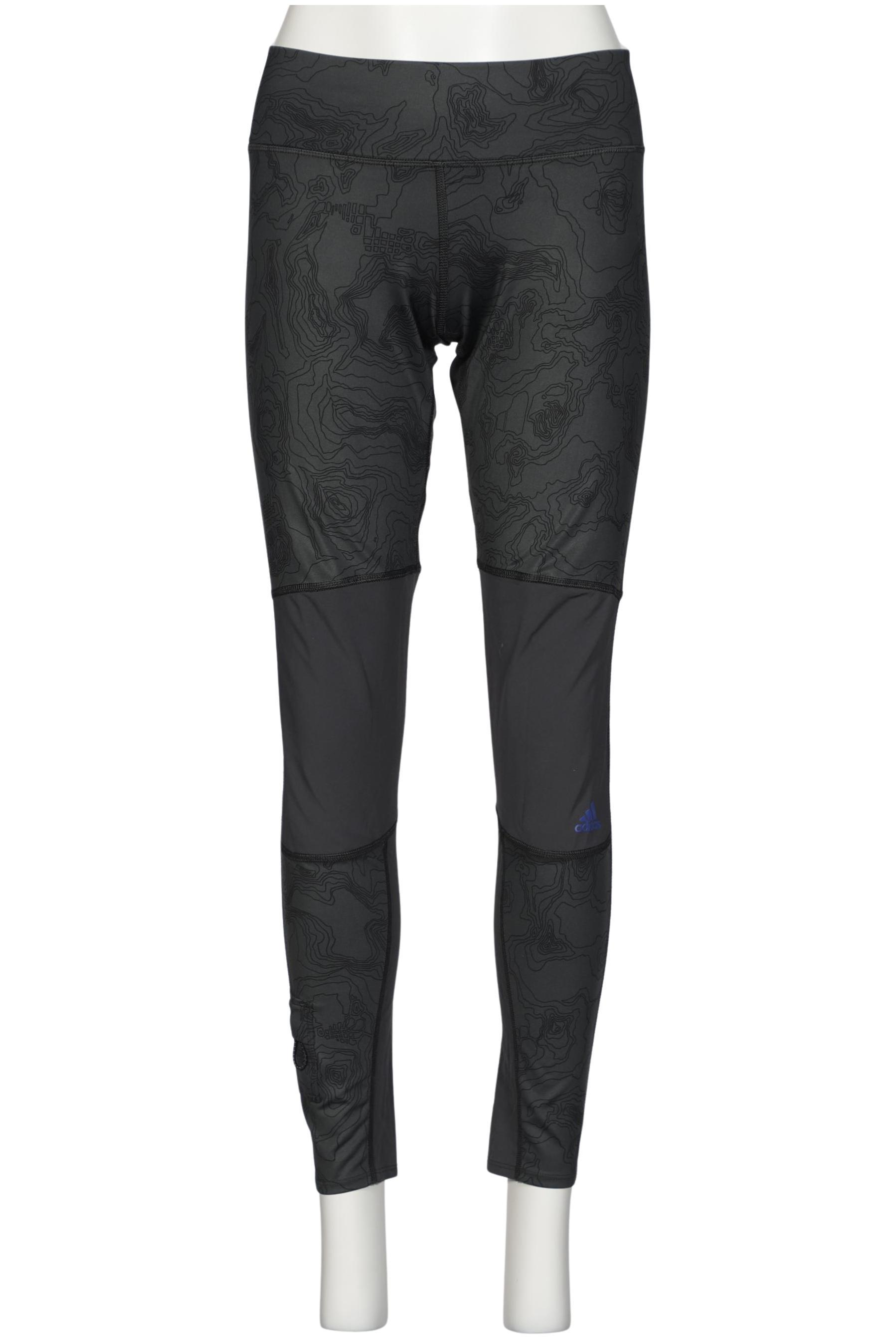 

adidas Damen Stoffhose, grau, Gr. 38