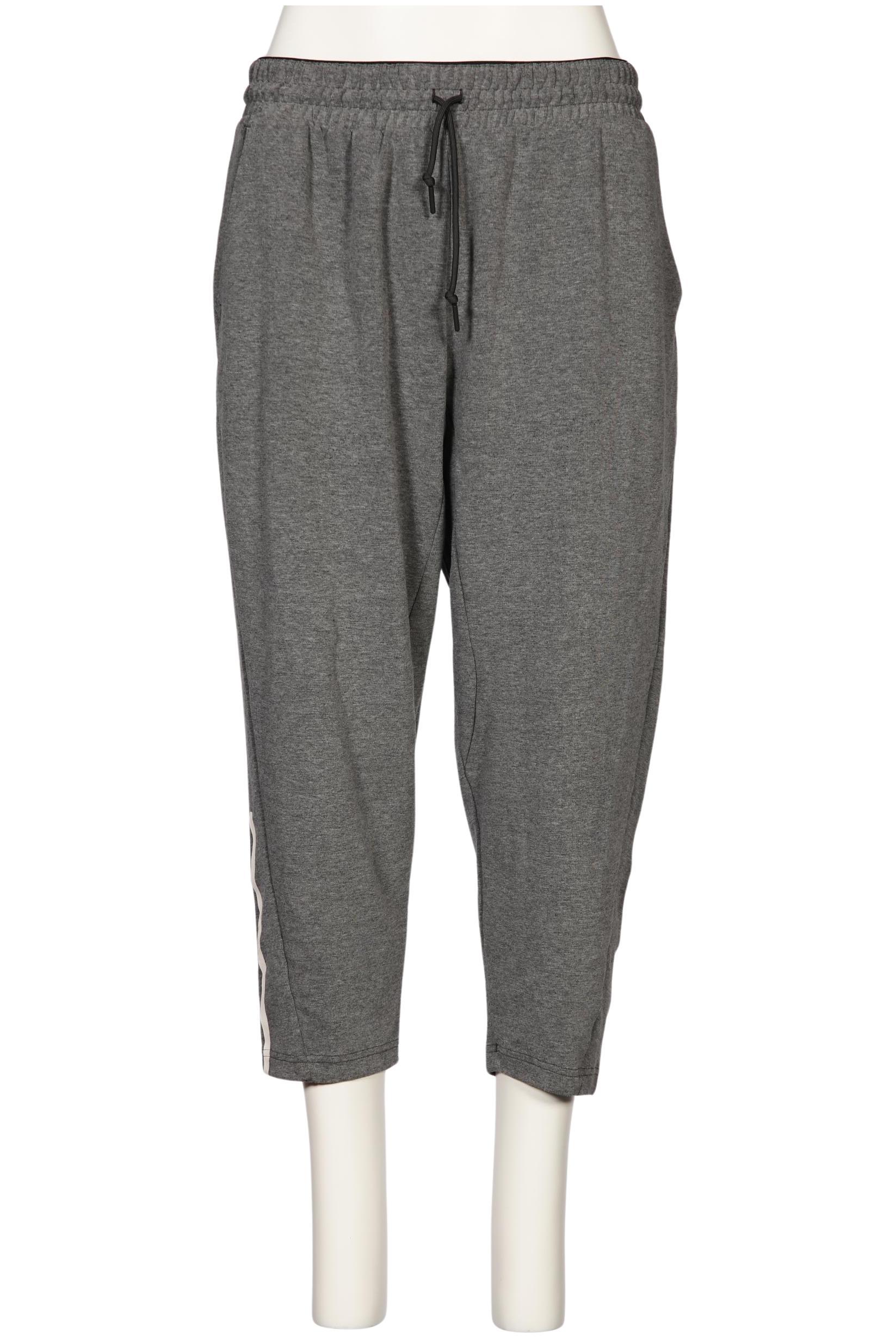 

adidas Damen Stoffhose, grau, Gr. 0