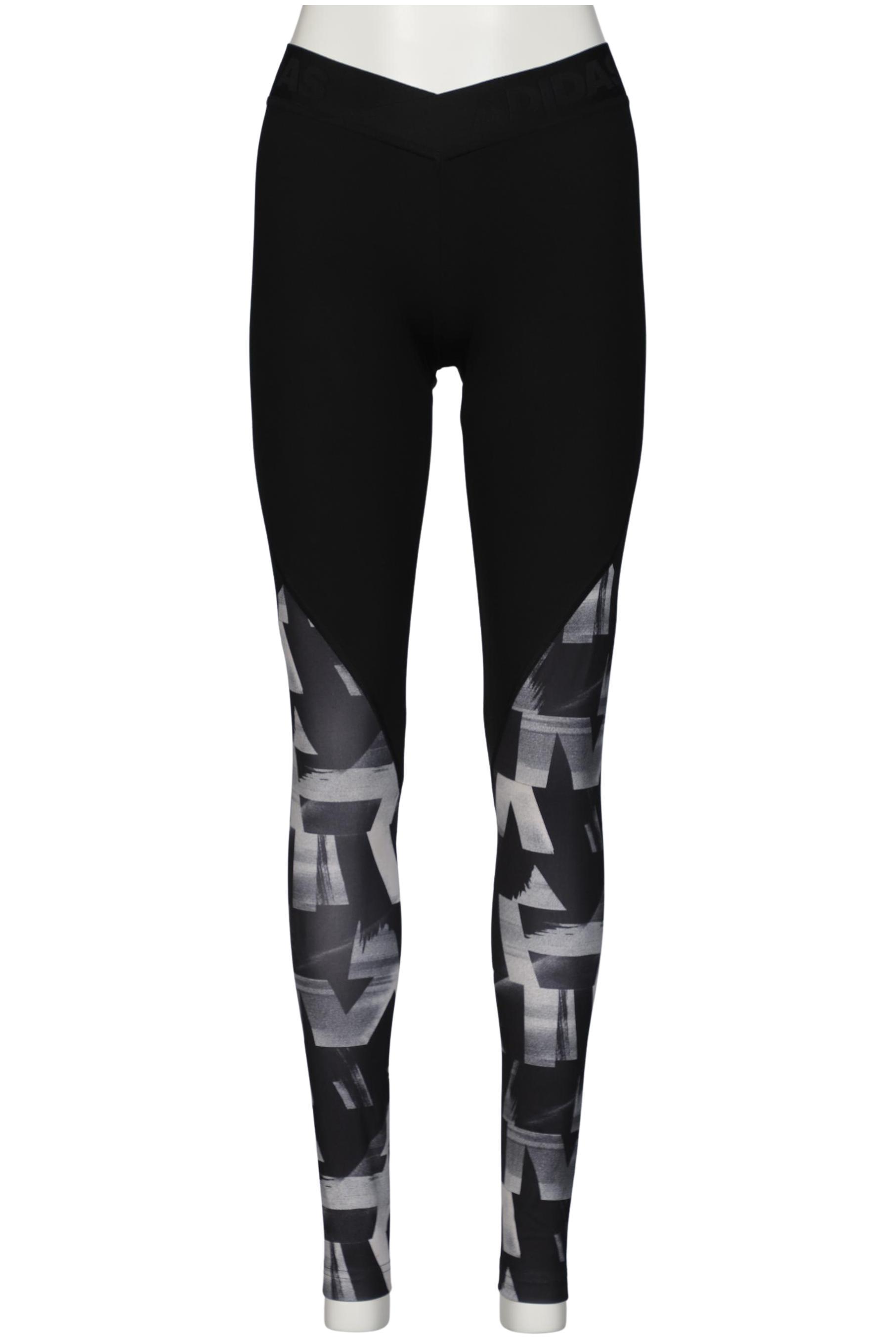 

adidas Damen Stoffhose, schwarz, Gr. 0