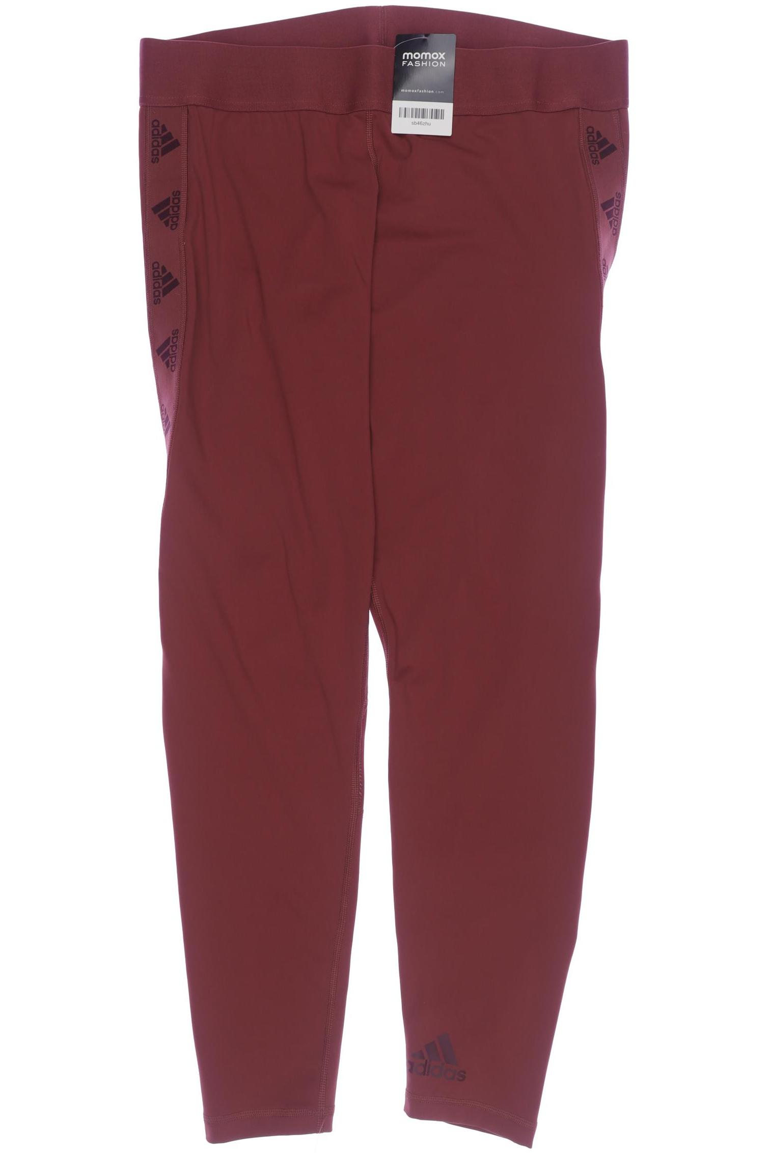 

adidas Damen Stoffhose, bordeaux, Gr. 0