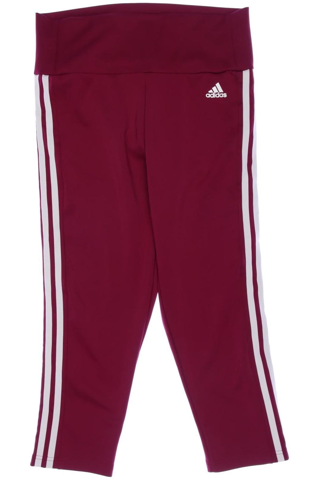 

adidas Damen Stoffhose, bordeaux, Gr. 0