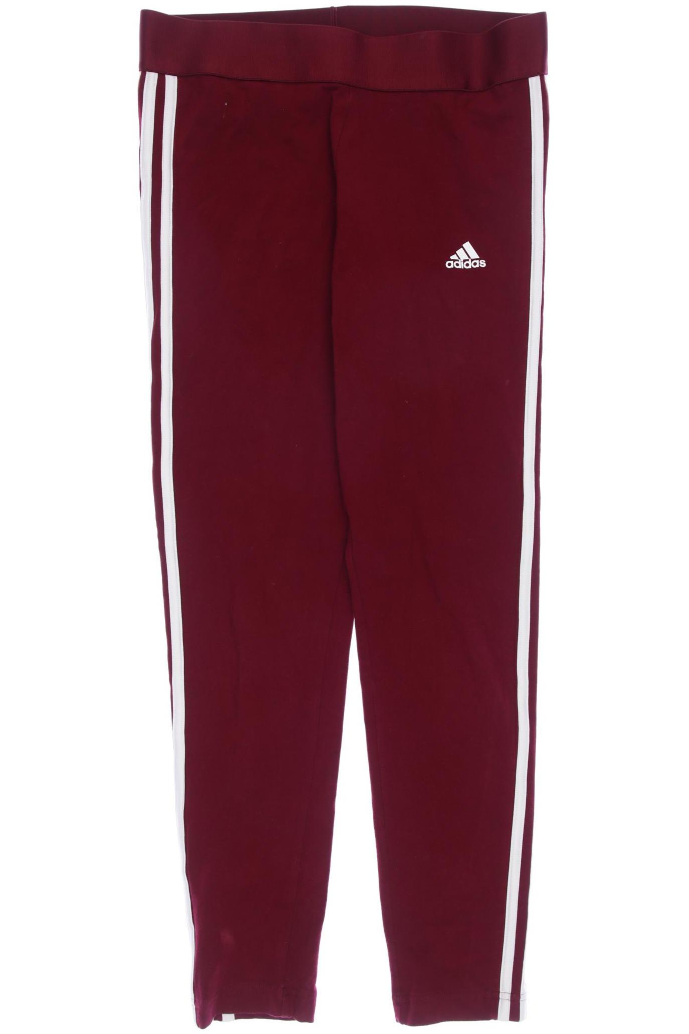

adidas Damen Stoffhose, rot, Gr. 0