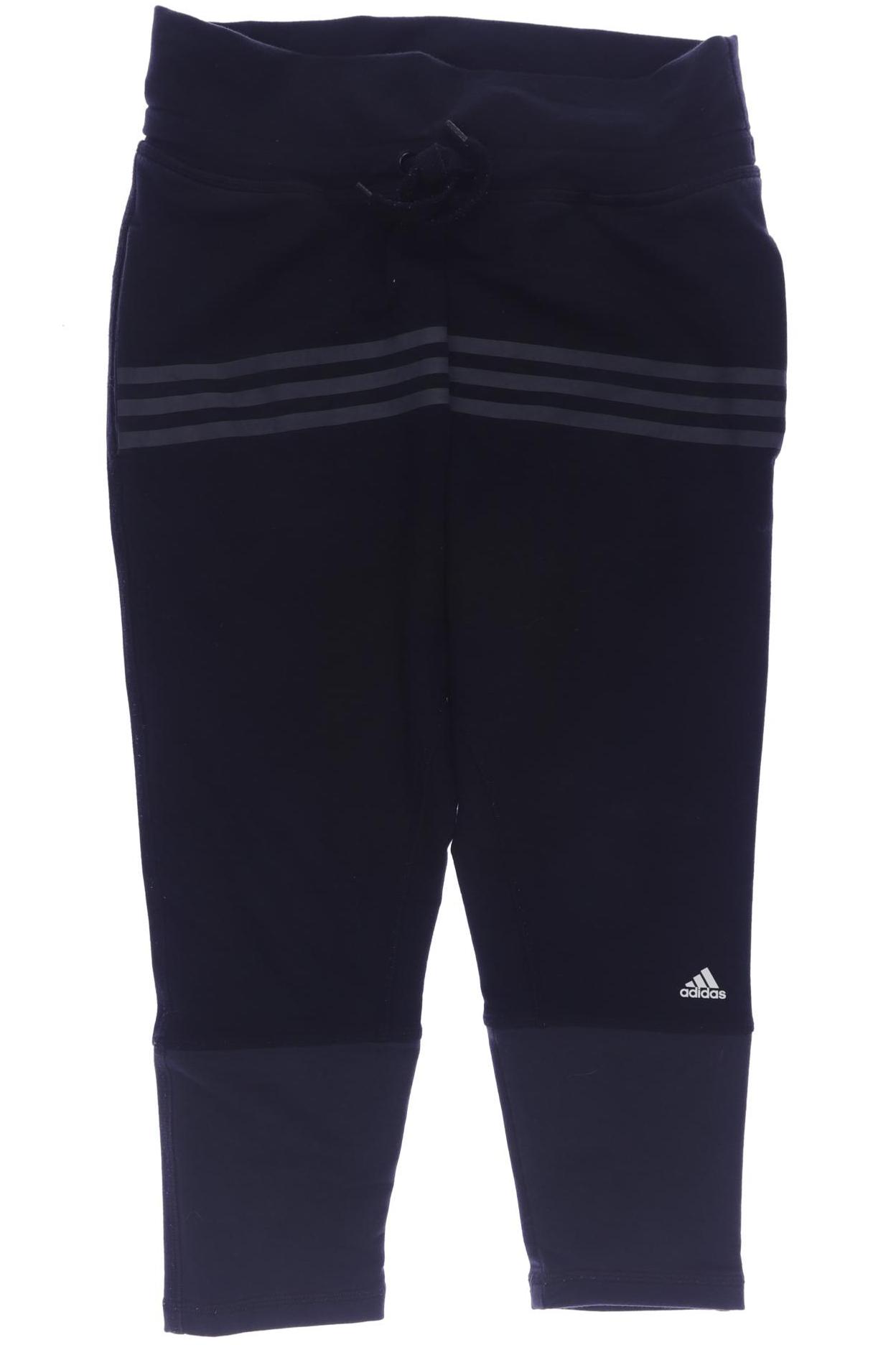 

adidas Damen Stoffhose, schwarz, Gr. 0