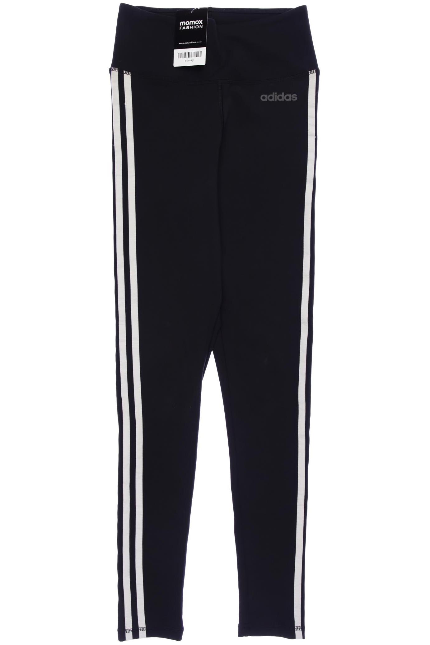 

adidas Damen Stoffhose, schwarz, Gr. 0