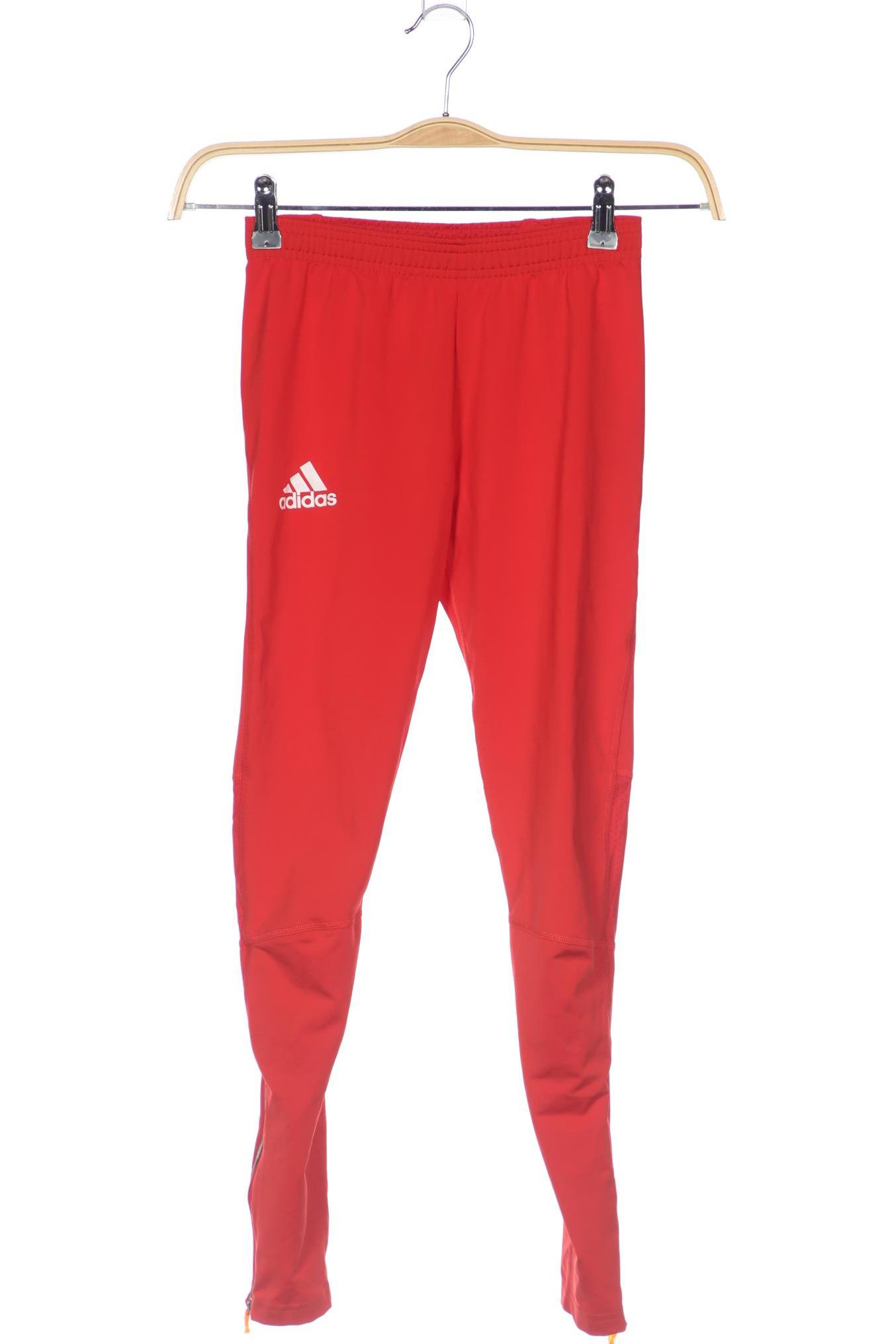 

adidas Damen Stoffhose, rot, Gr. 24