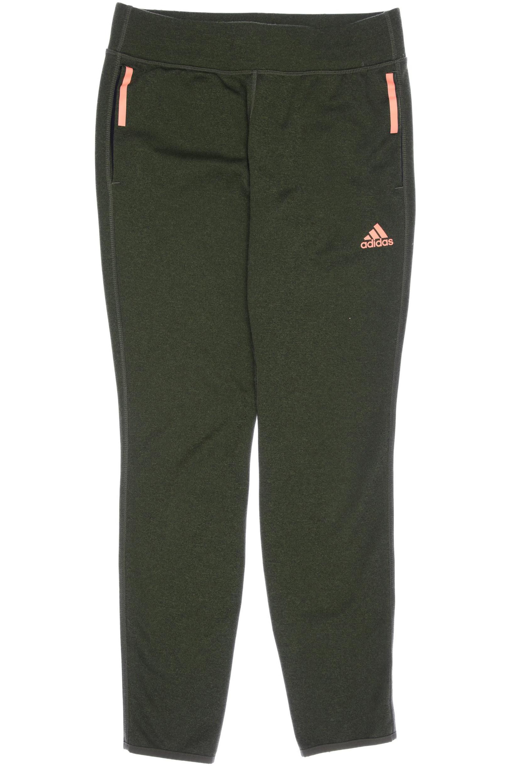 

adidas Damen Stoffhose, grün, Gr. 36