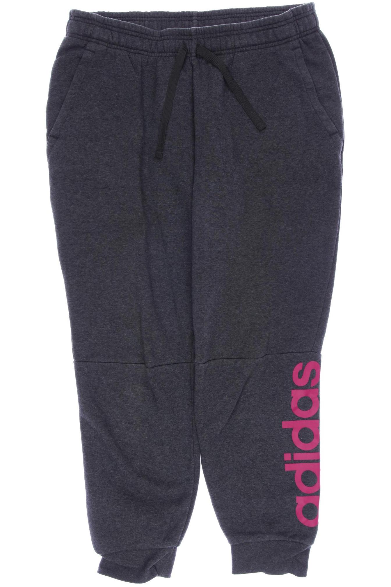 

adidas Damen Stoffhose, grau, Gr. 42